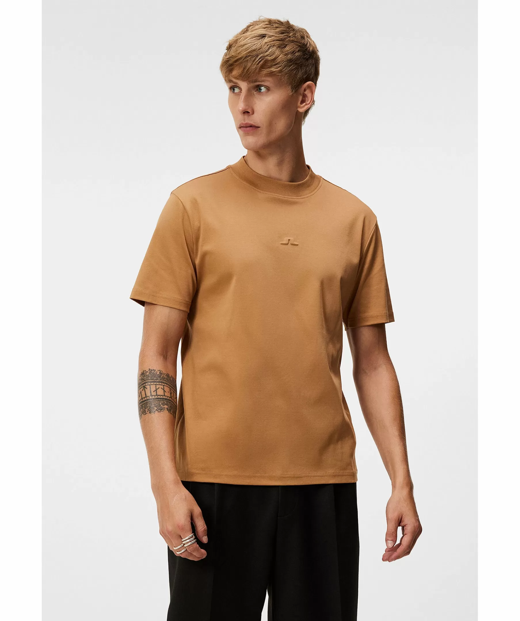 J Lindeberg T-Shirts^Adan Logo Mock Neck Tee