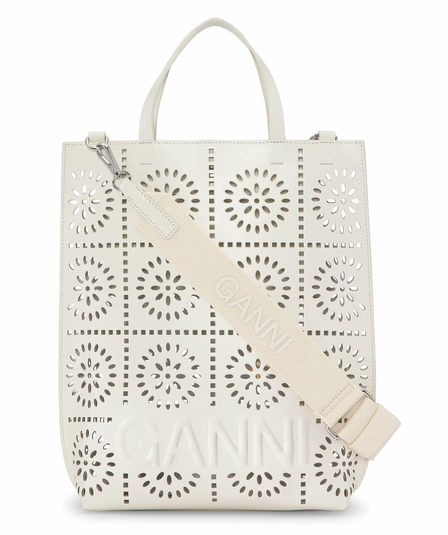 Ganni Tote Bags^Banner Medium Perf Tote