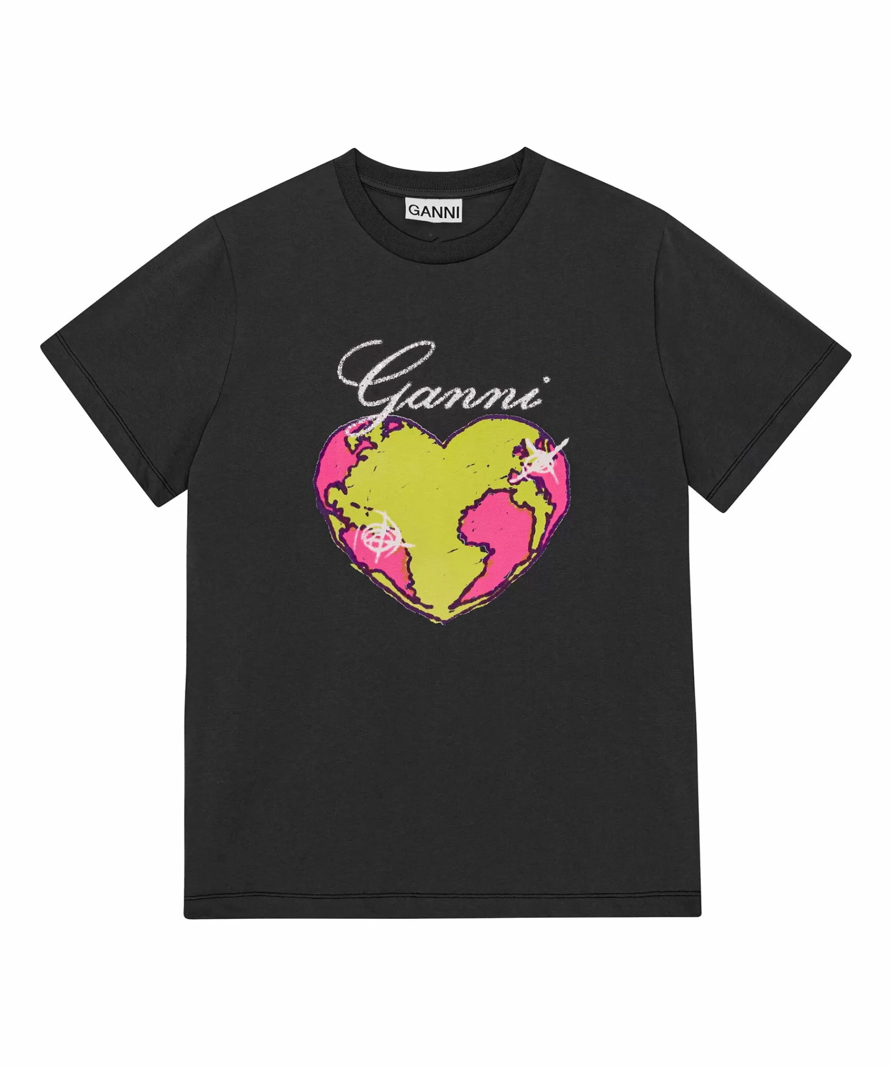 Ganni T-Shirts^Basic Jersey Heart Tee