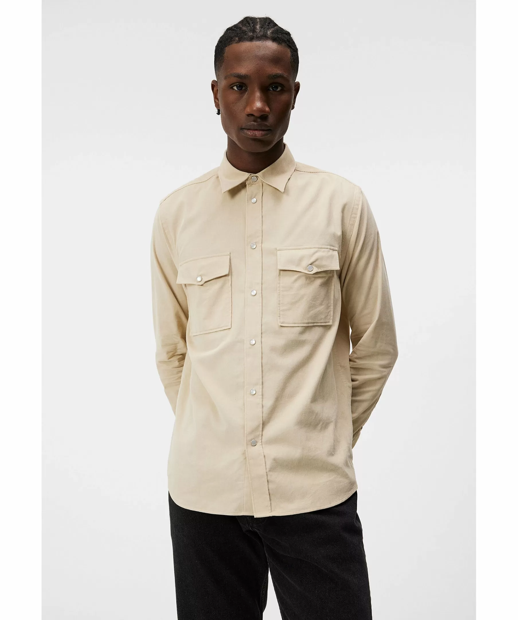 J Lindeberg Skjortor^Carlos Reg Cord Shirt