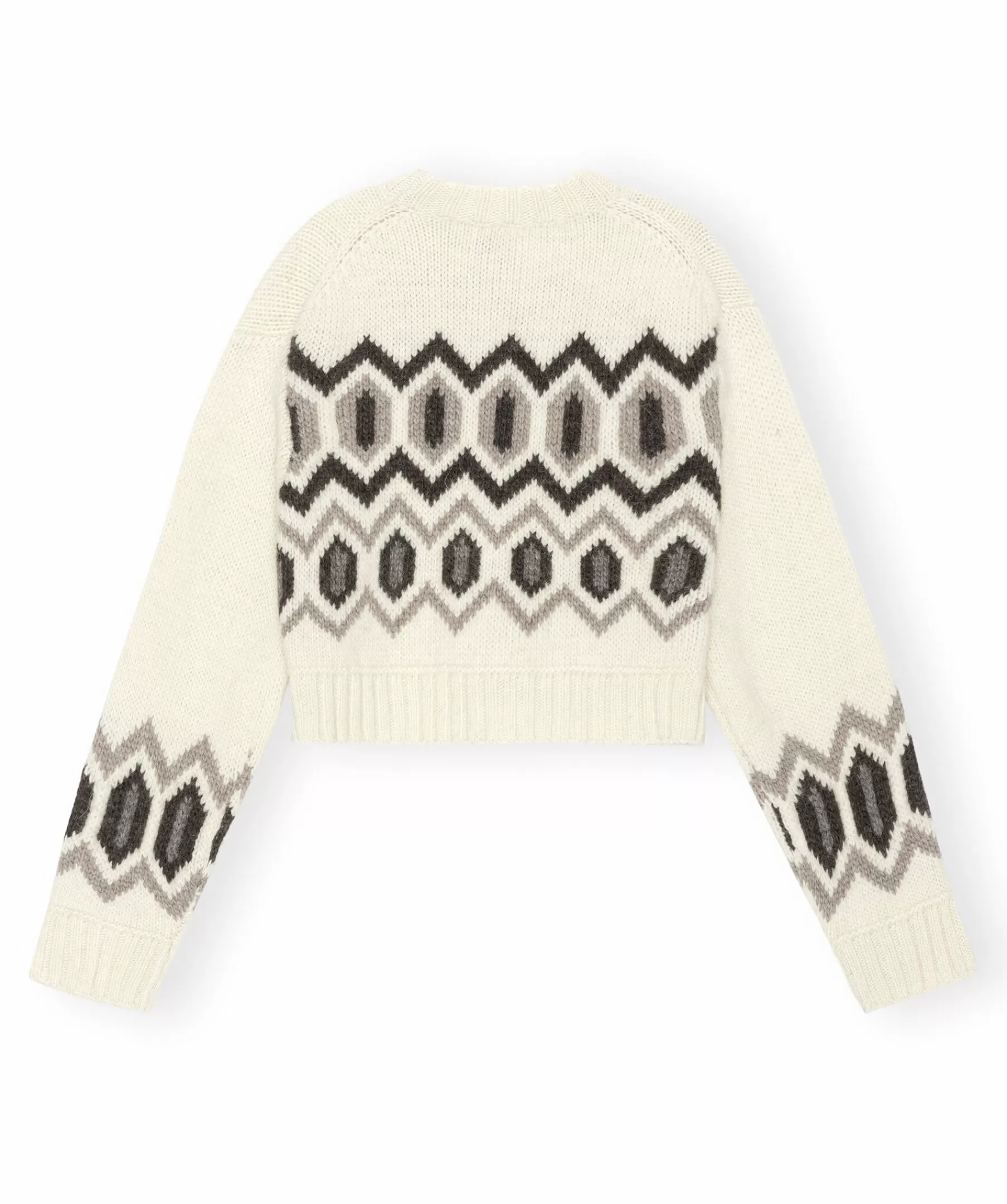 Ganni Tröjor & Hoodies^Chunky Graphic Wool Knit