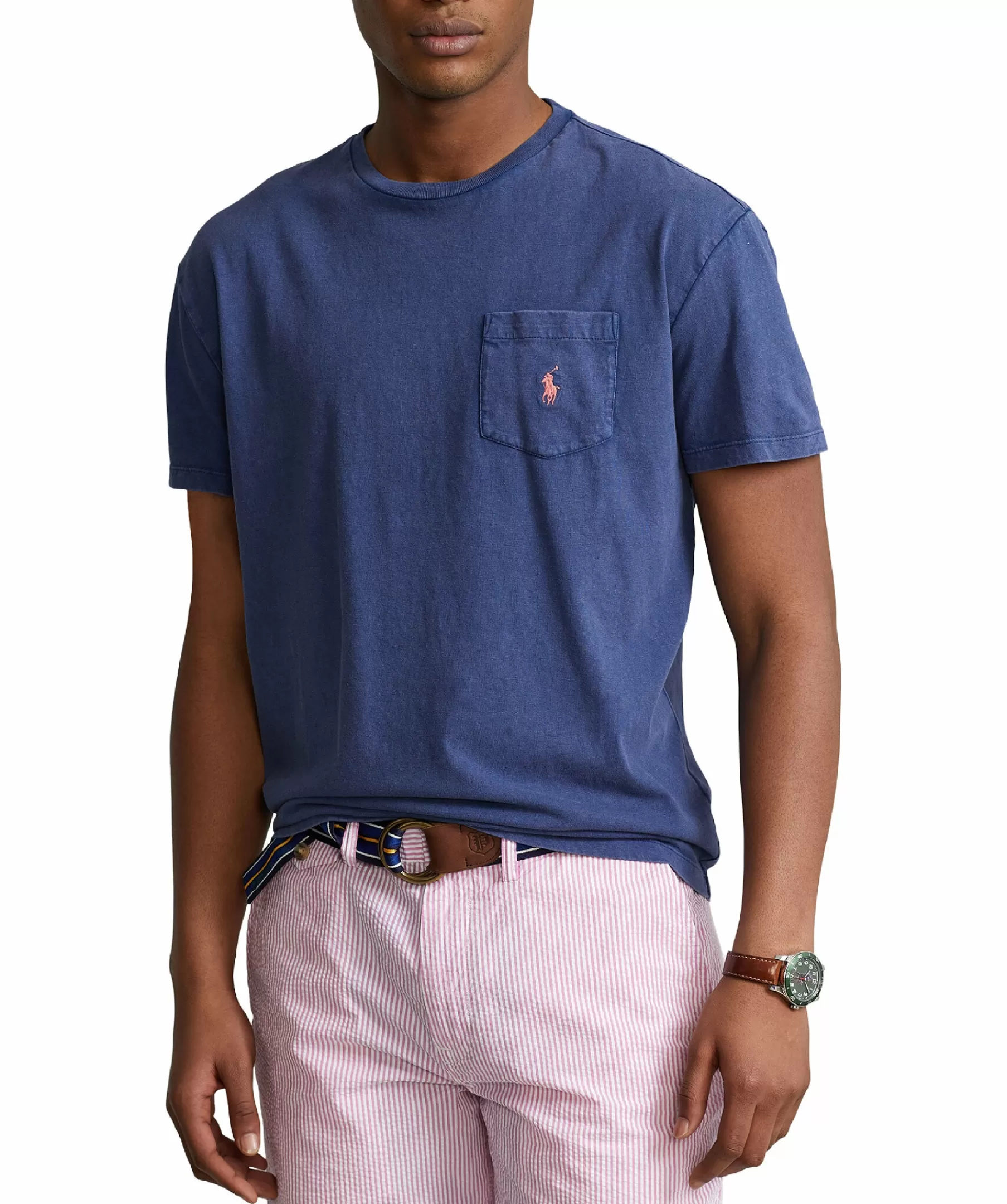 Polo Ralph Lauren T-Shirts^Cotton Linen T-Shirt