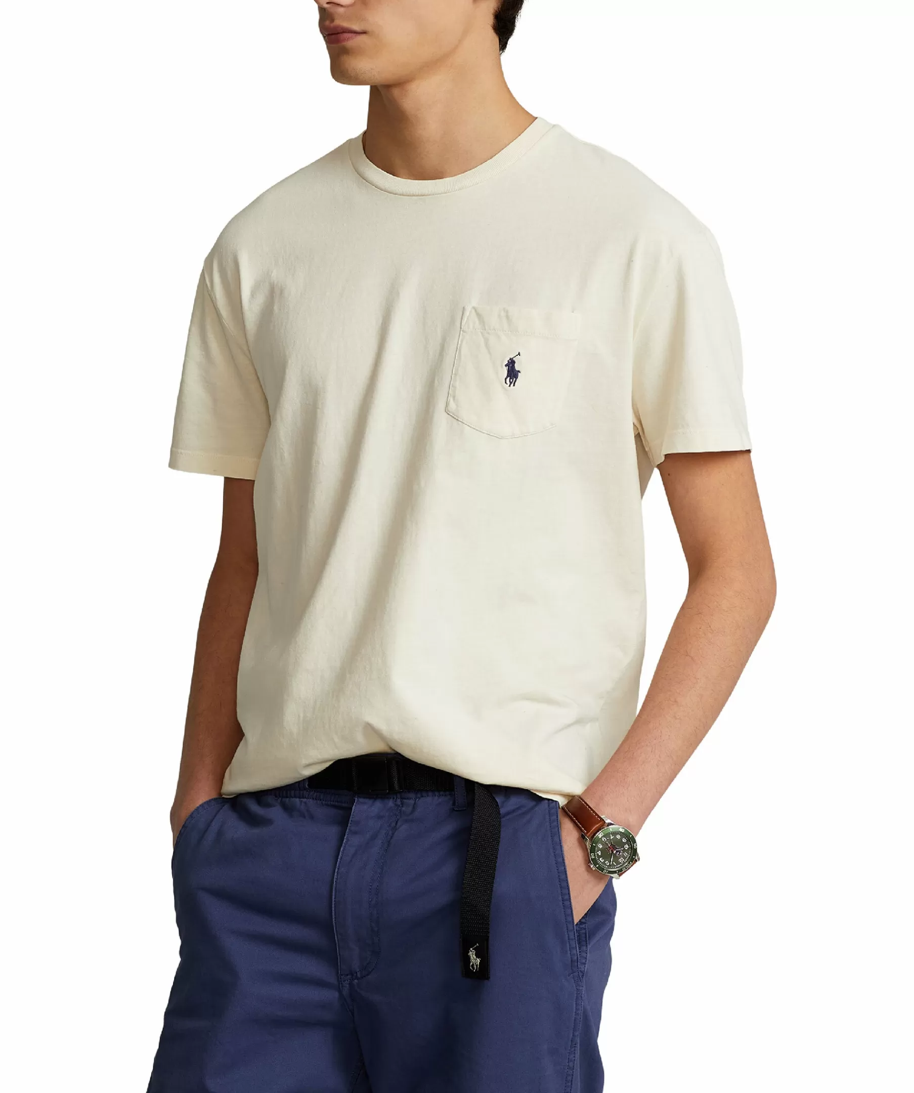 Polo Ralph Lauren T-Shirts^Cotton Linen T-Shirt