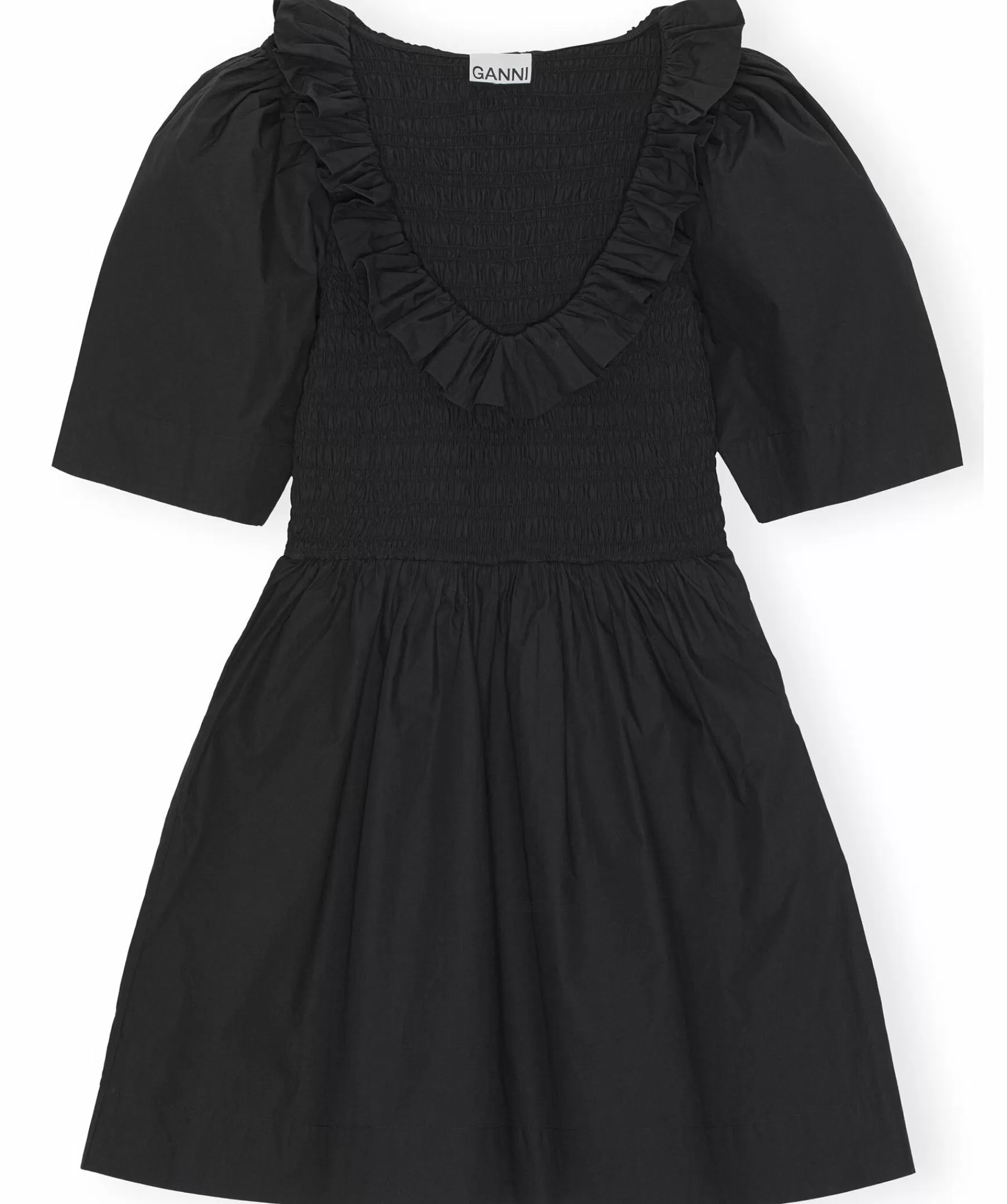 Ganni Klänningar^Cotton Poplin Smock Dress