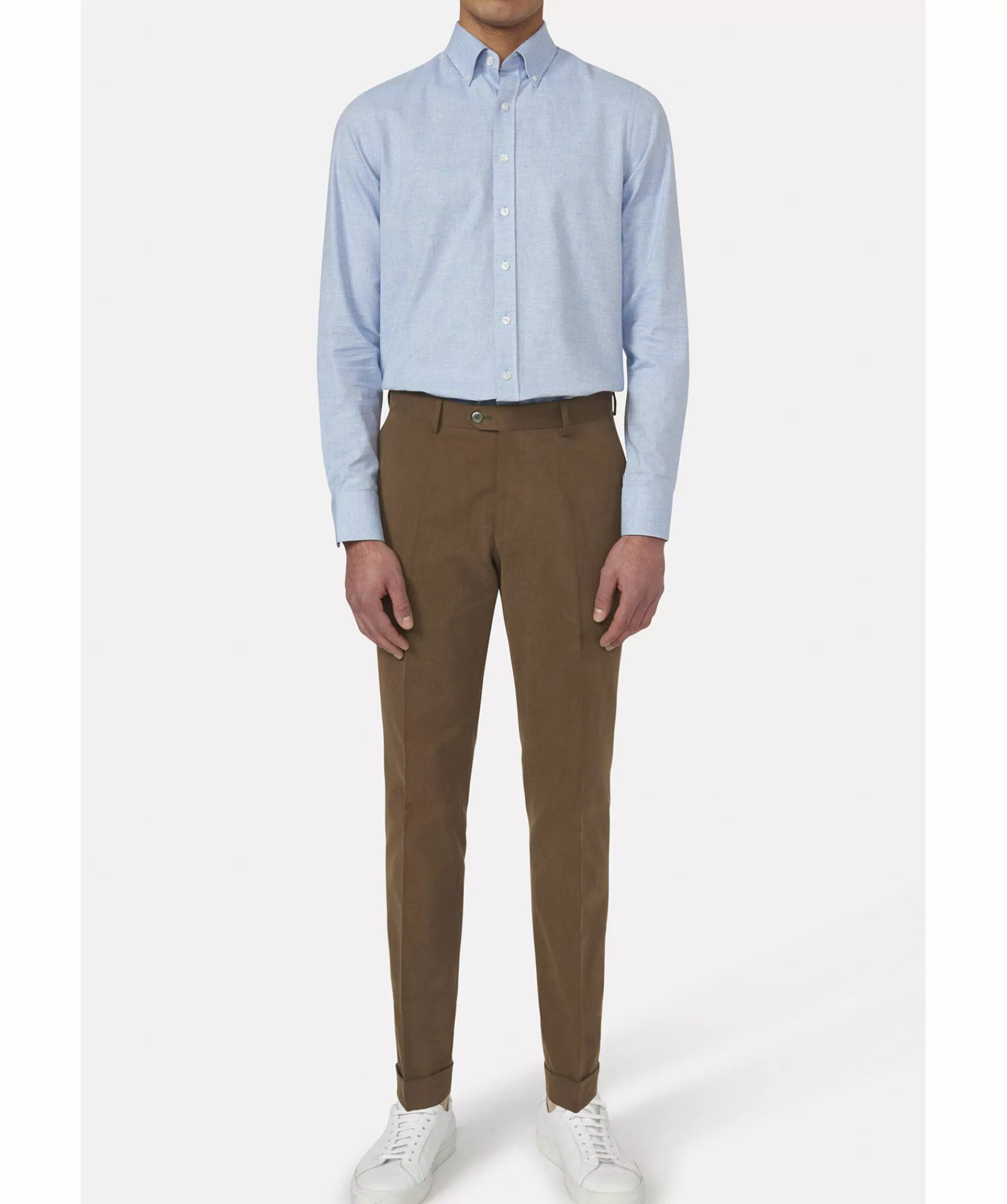 Oscar Jacobson Byxor^Denz Turn Up Trousers