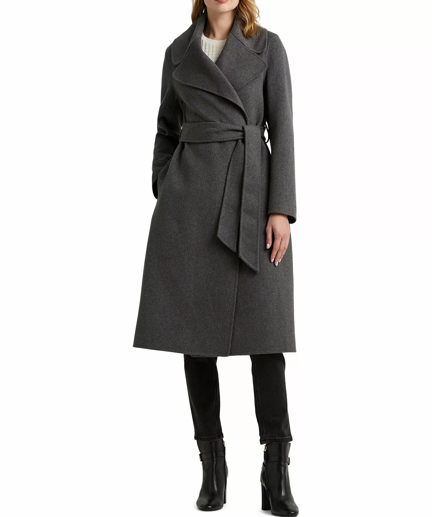 Lauren Ralph Lauren Kappor^Double Fc Wrap Wool Coat