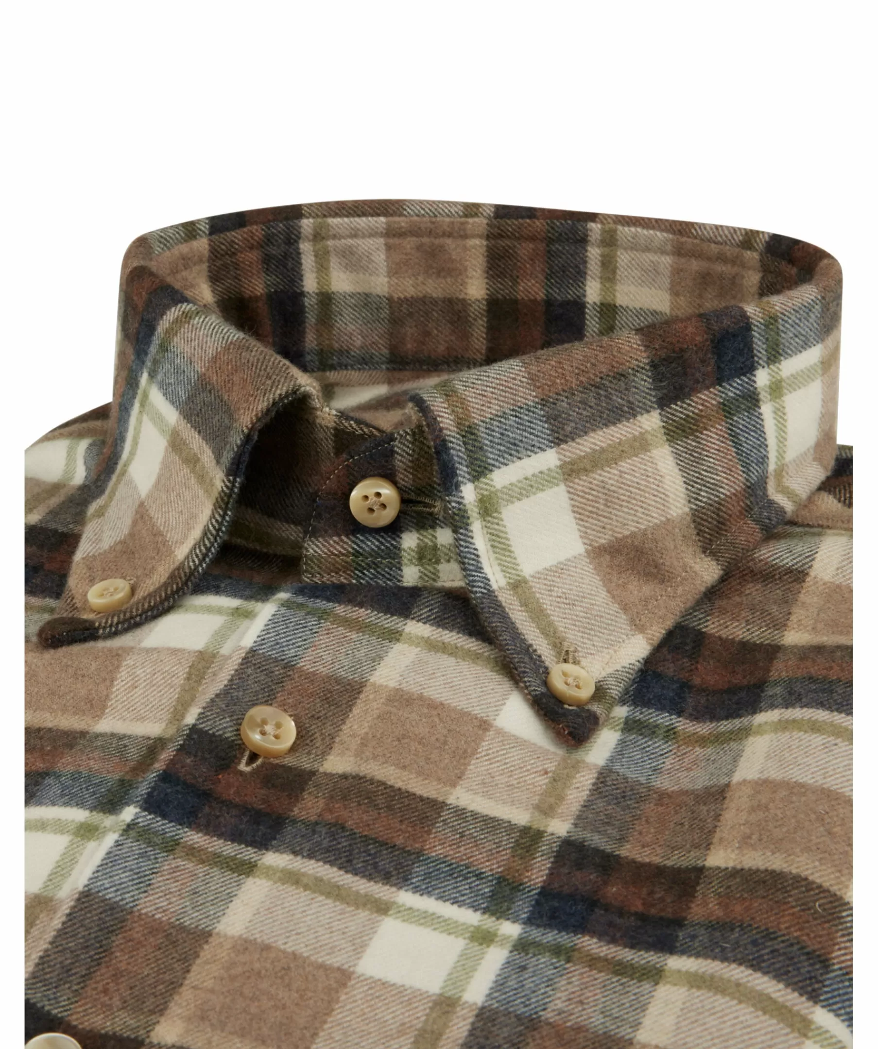 Stenströms Skjortor^Fitted Body Flannel Check