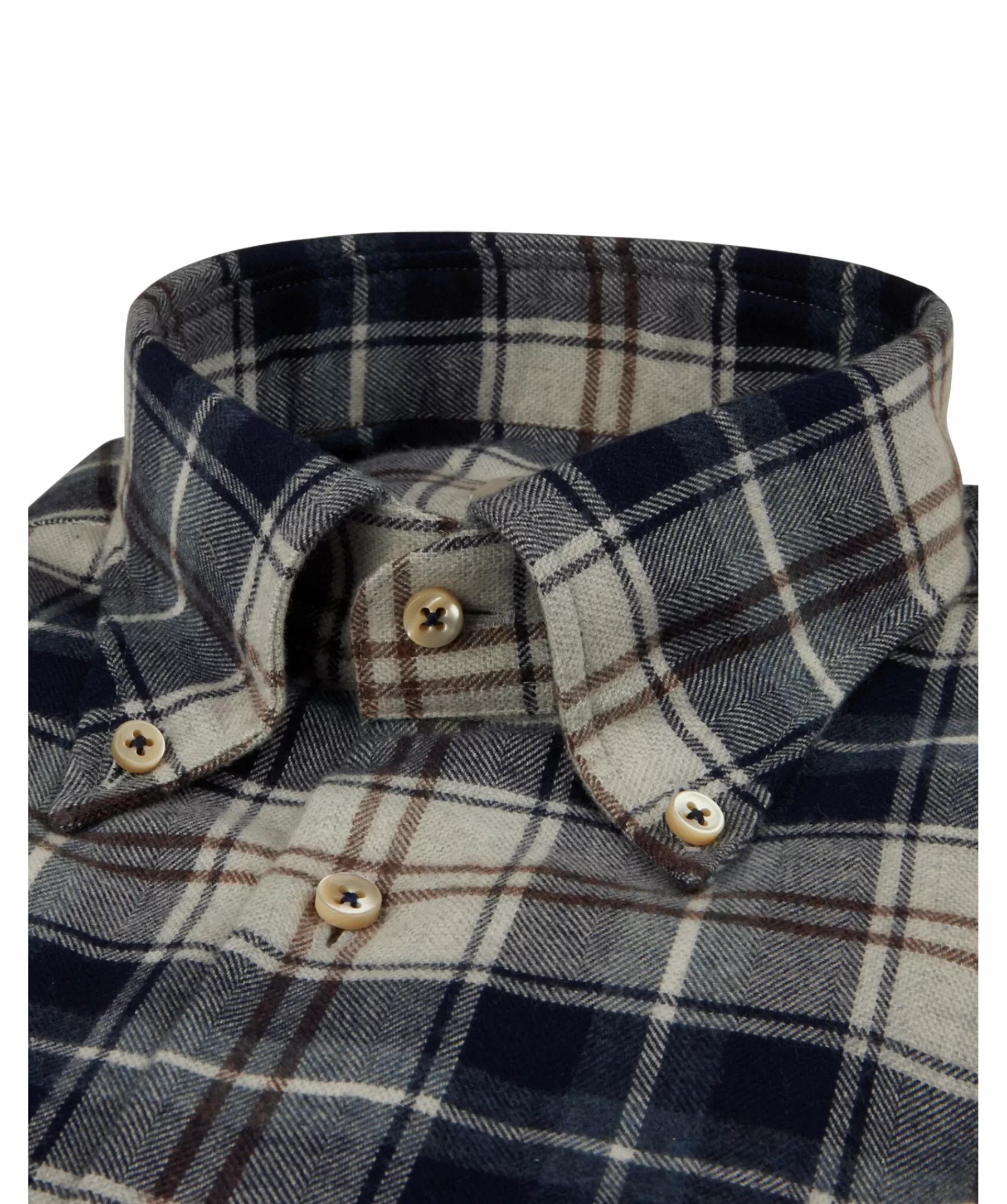 Stenströms Skjortor^Fitted Body Flannel Check