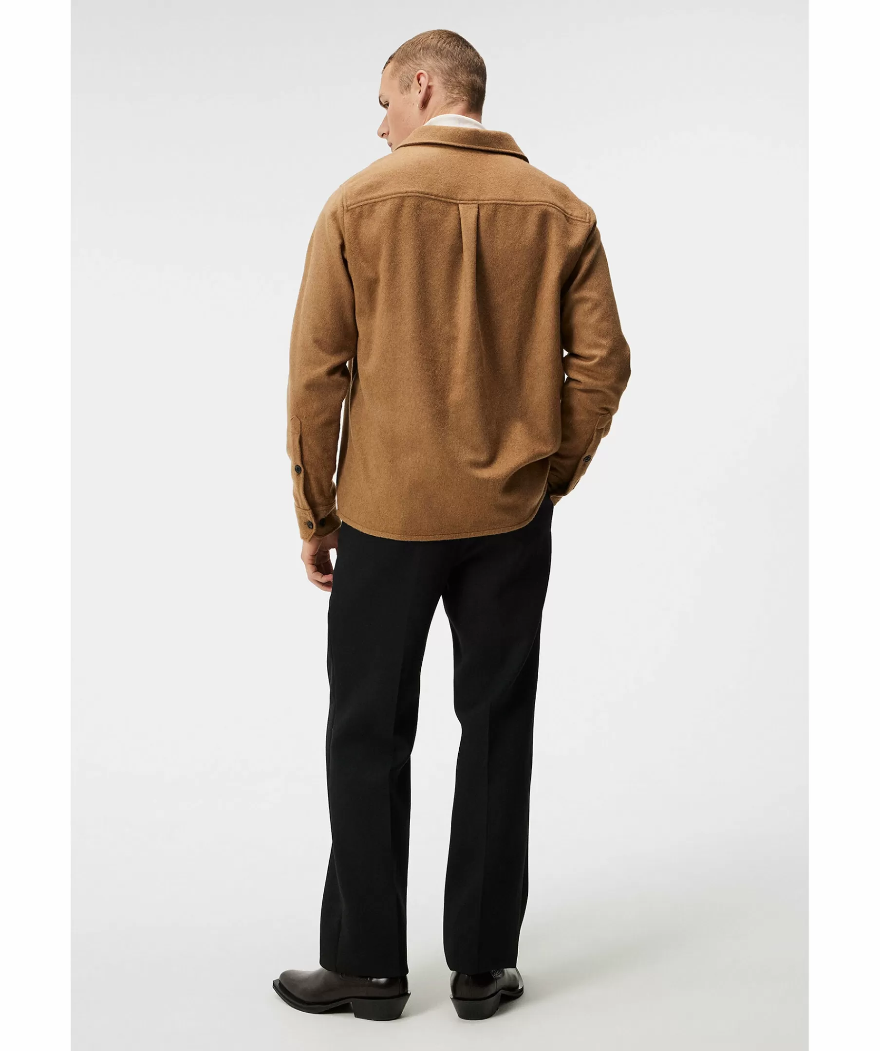 J Lindeberg Overshirts^Flat Wool Overshirt