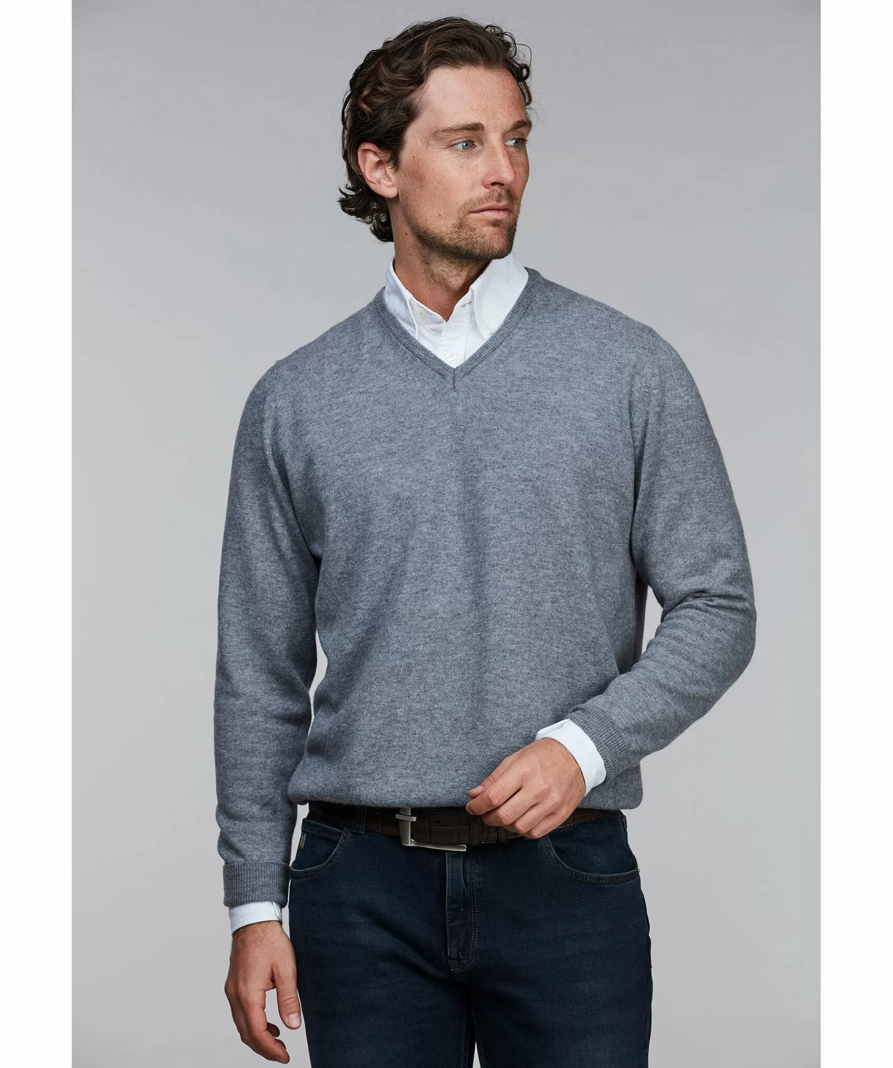 Hansen & Jacob Tröjor & Hoodies^Geelong V-Neck Sweater