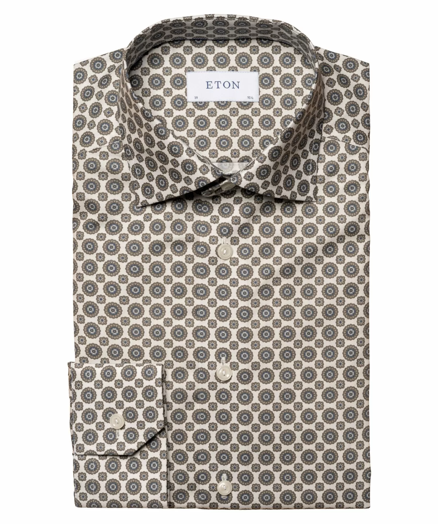 Eton Skjortor^Gemoetric Print Slim Shir