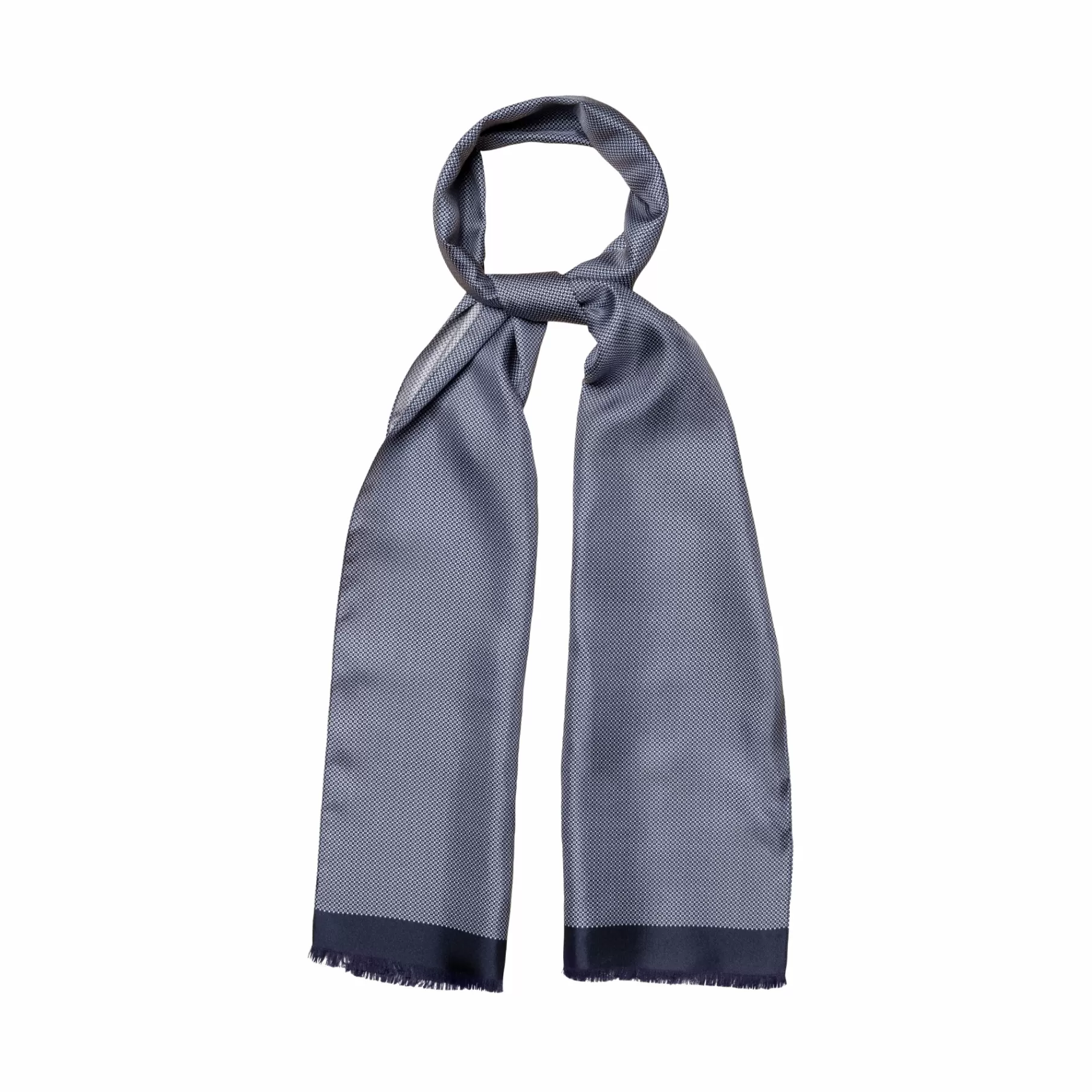 Eton Halsdukar & Scarf^Geometric Silk Scarf