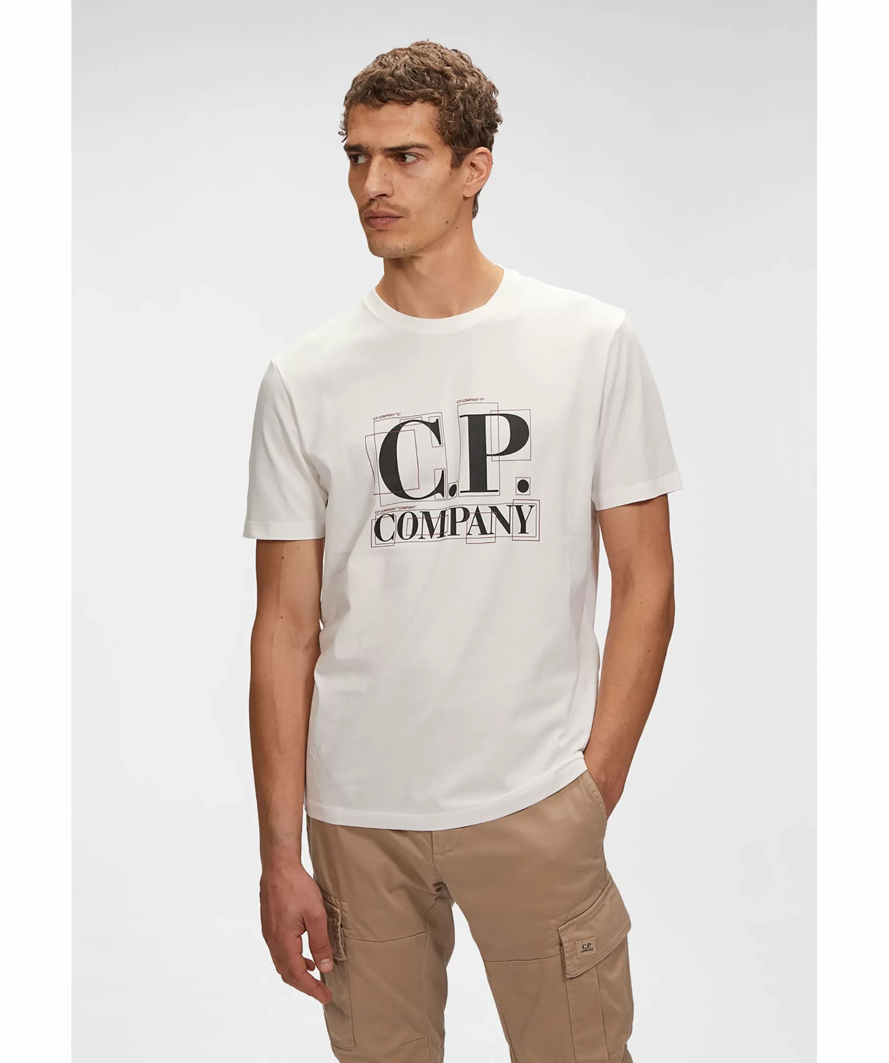 C.P Company T-Shirts^Graphic Logo T-Shirt