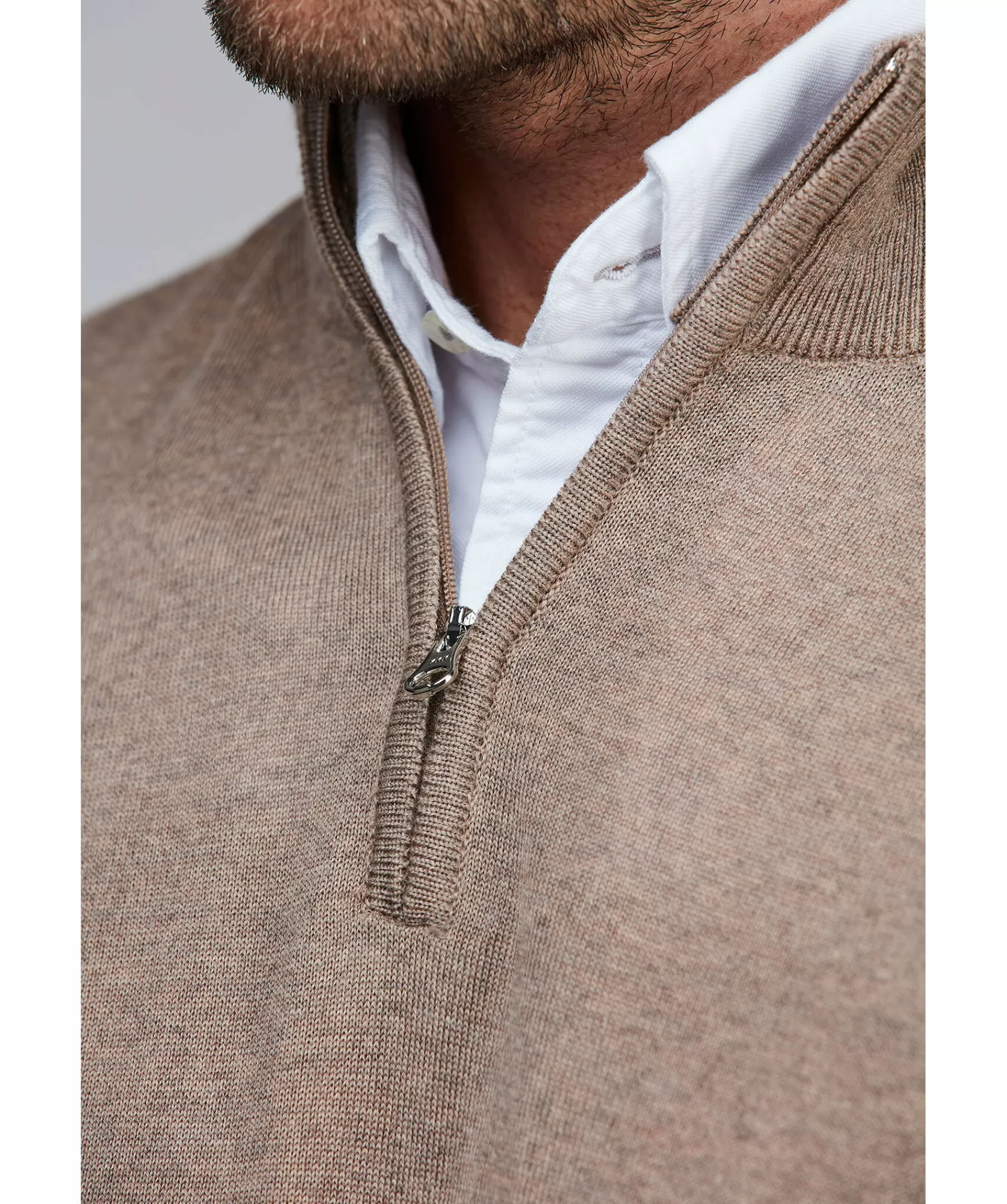 Hansen & Jacob Tröjor & Hoodies^Halfzip Merino Knit