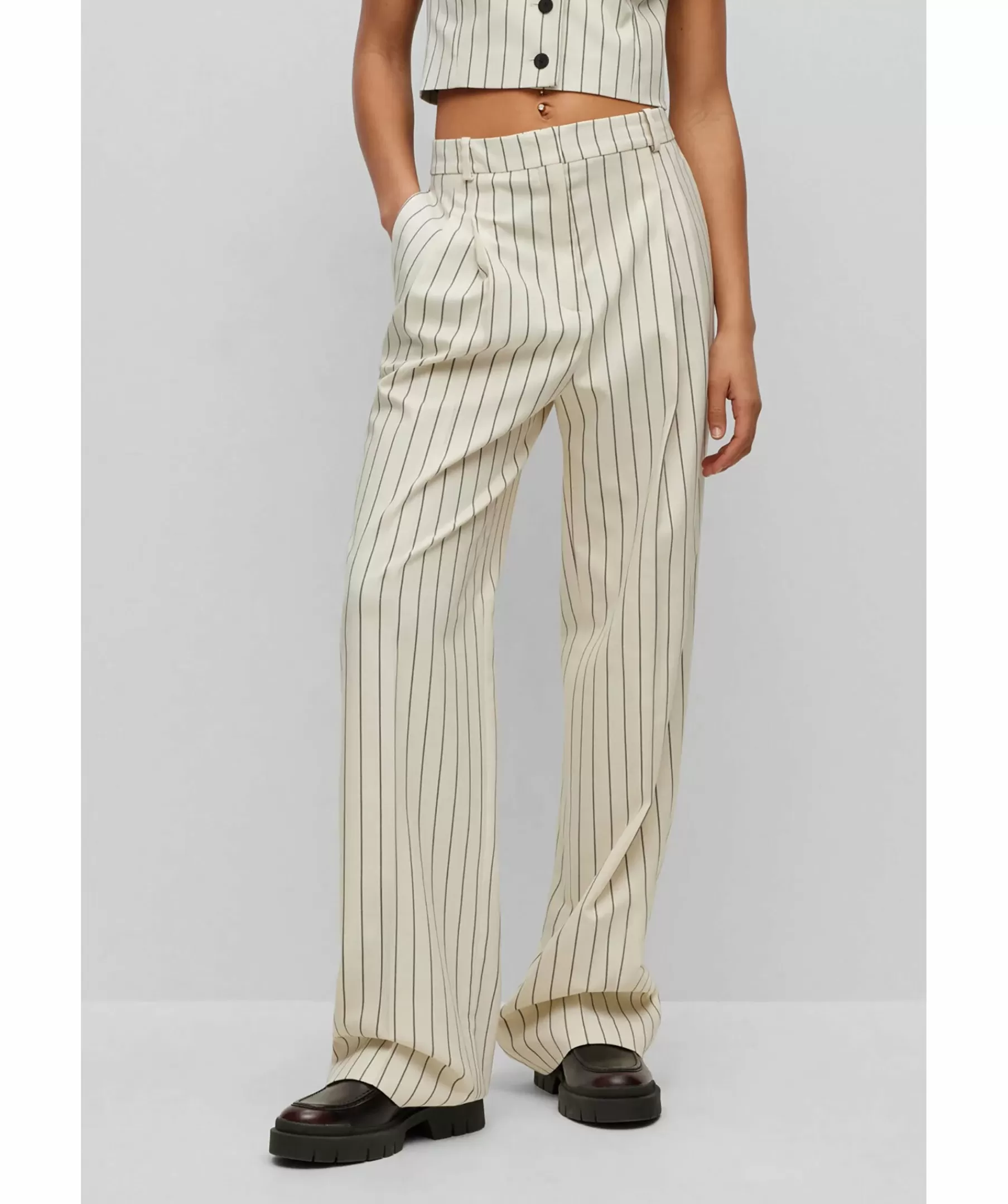 HUGO Byxor^Havira Pinstripe Pant