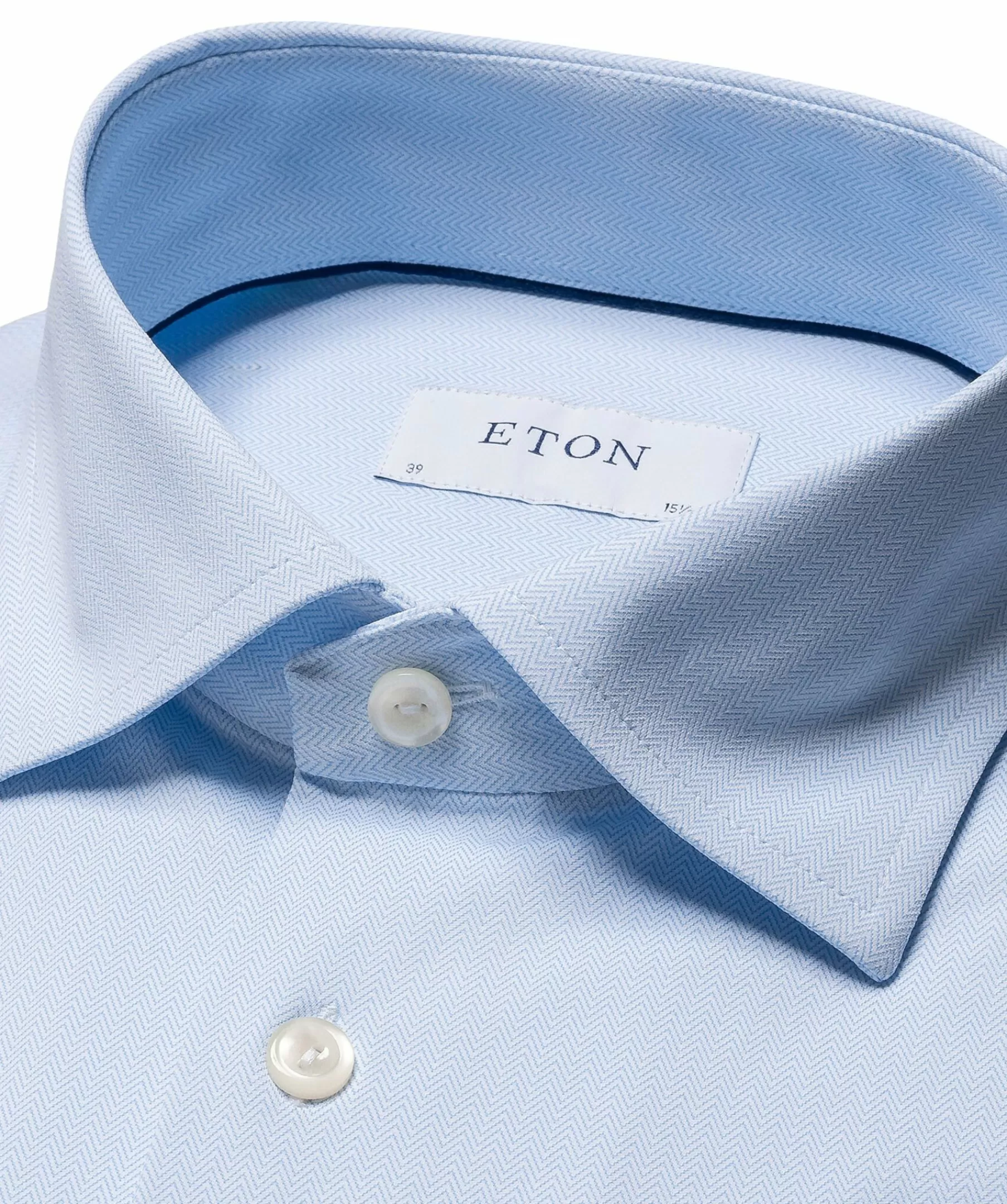 Eton Skjortor^Herringbone Slim Strech