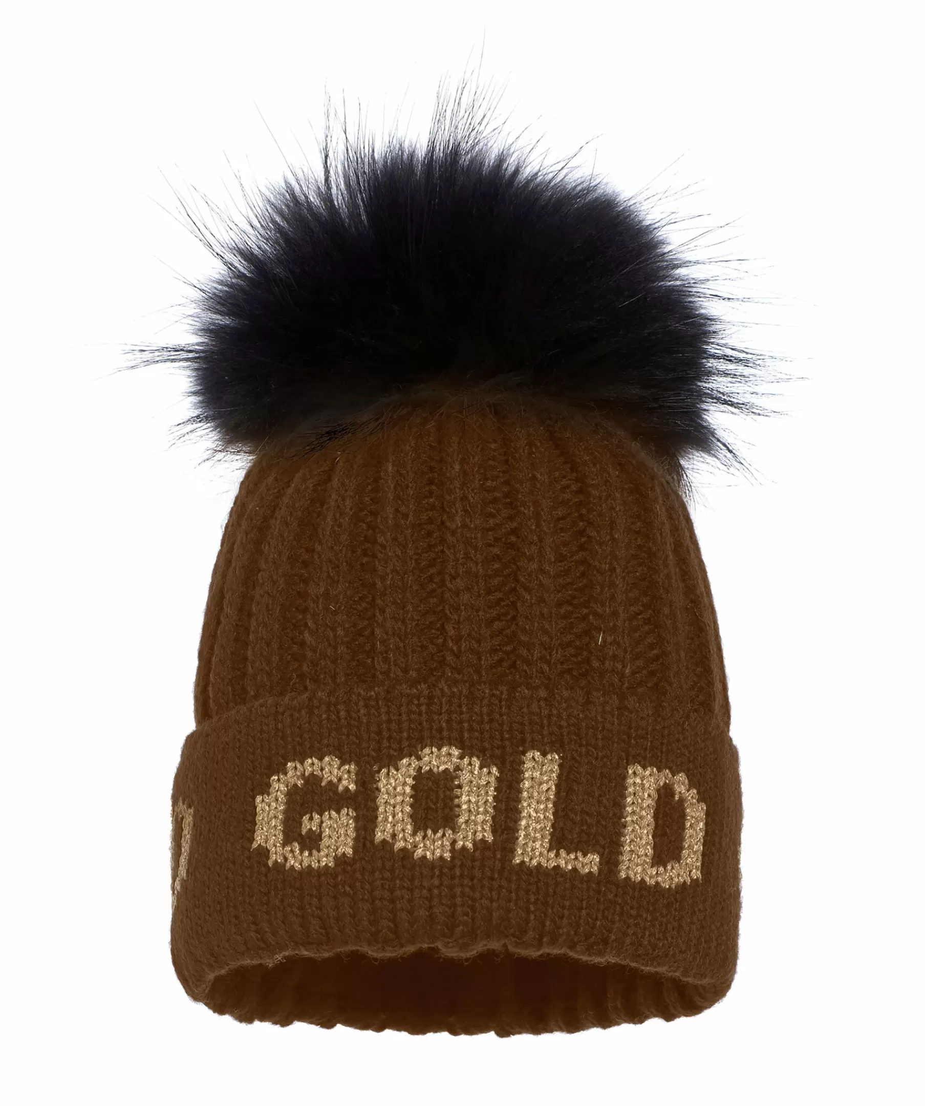 Goldbergh Mossor^Hodd Beanie Faux Fur