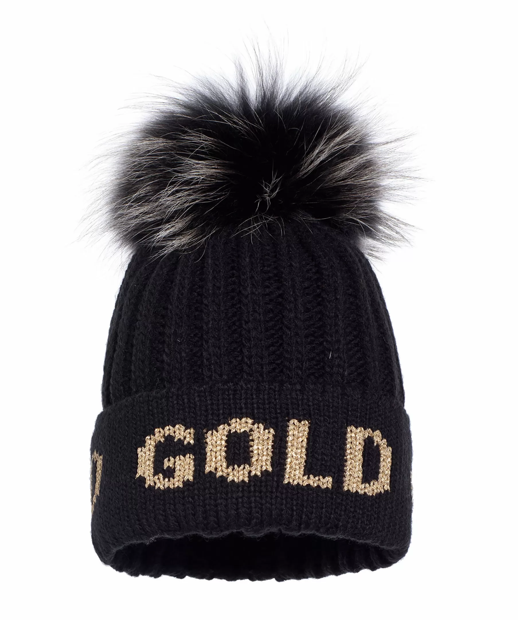 Goldbergh Mossor^Hodd Beanie Faux Fur