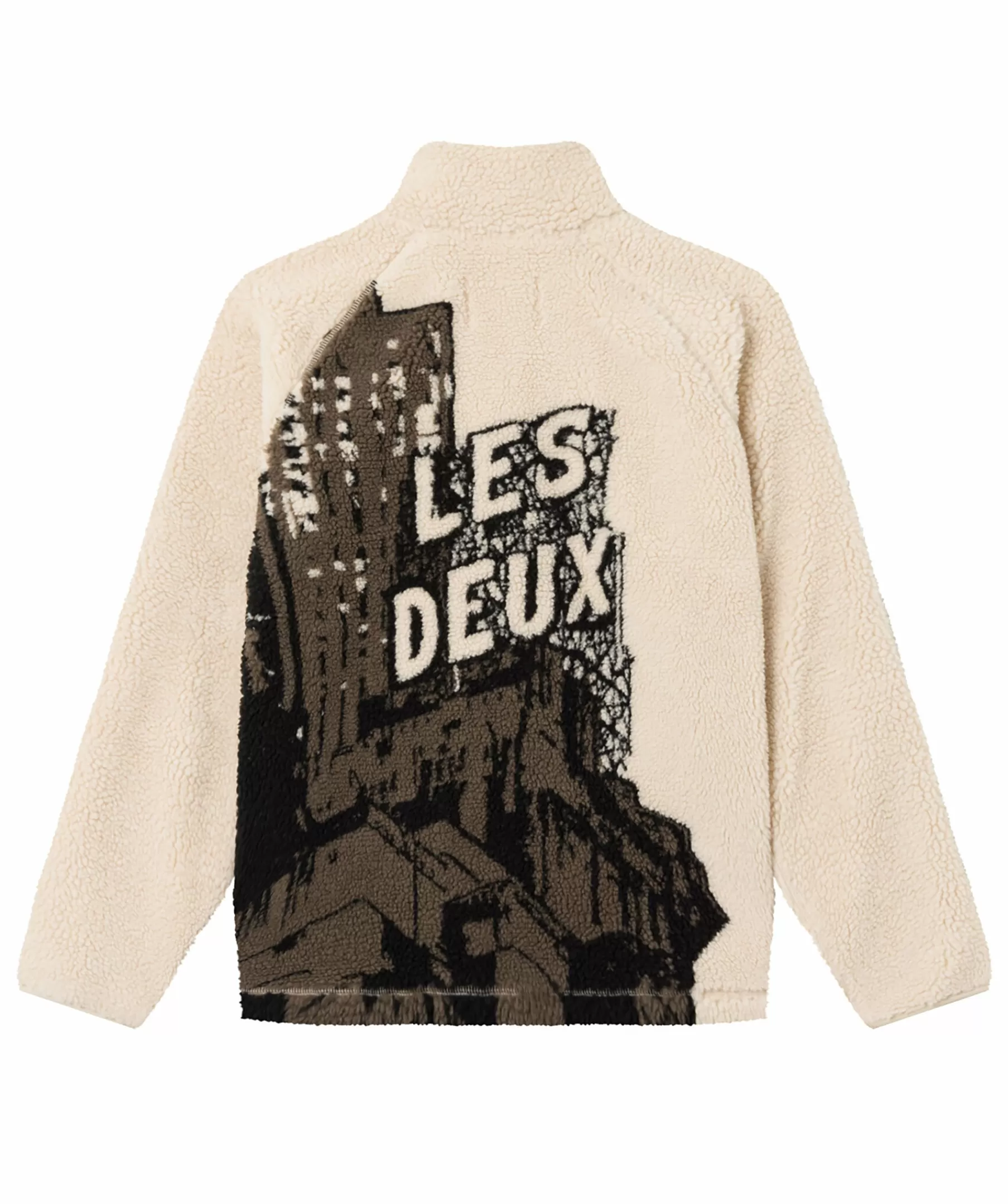 Les Deux Fleece & Pile^Jacquard Pile Trackjacket