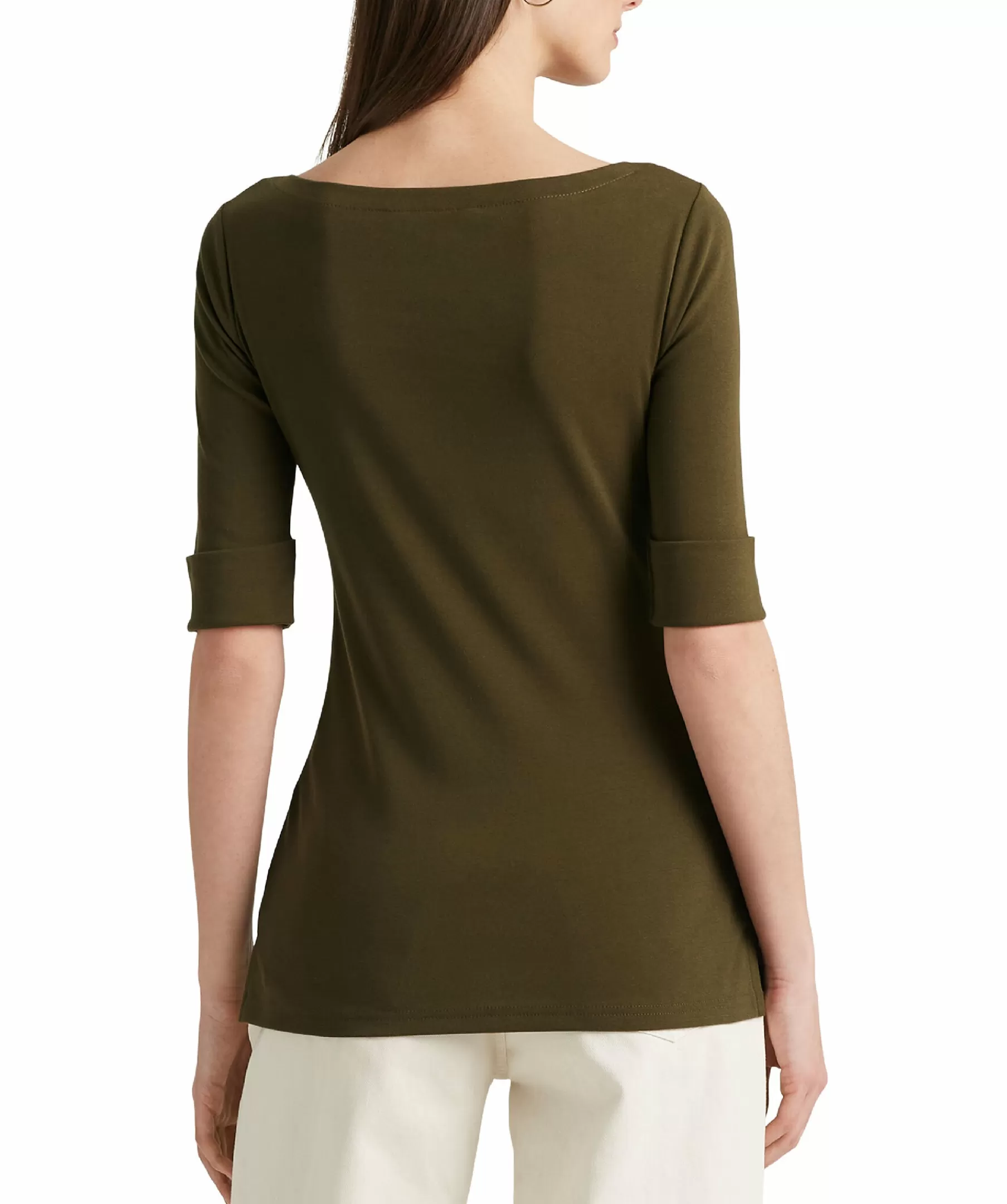 Lauren Ralph Lauren Toppar^Judy Elbow Ss Top