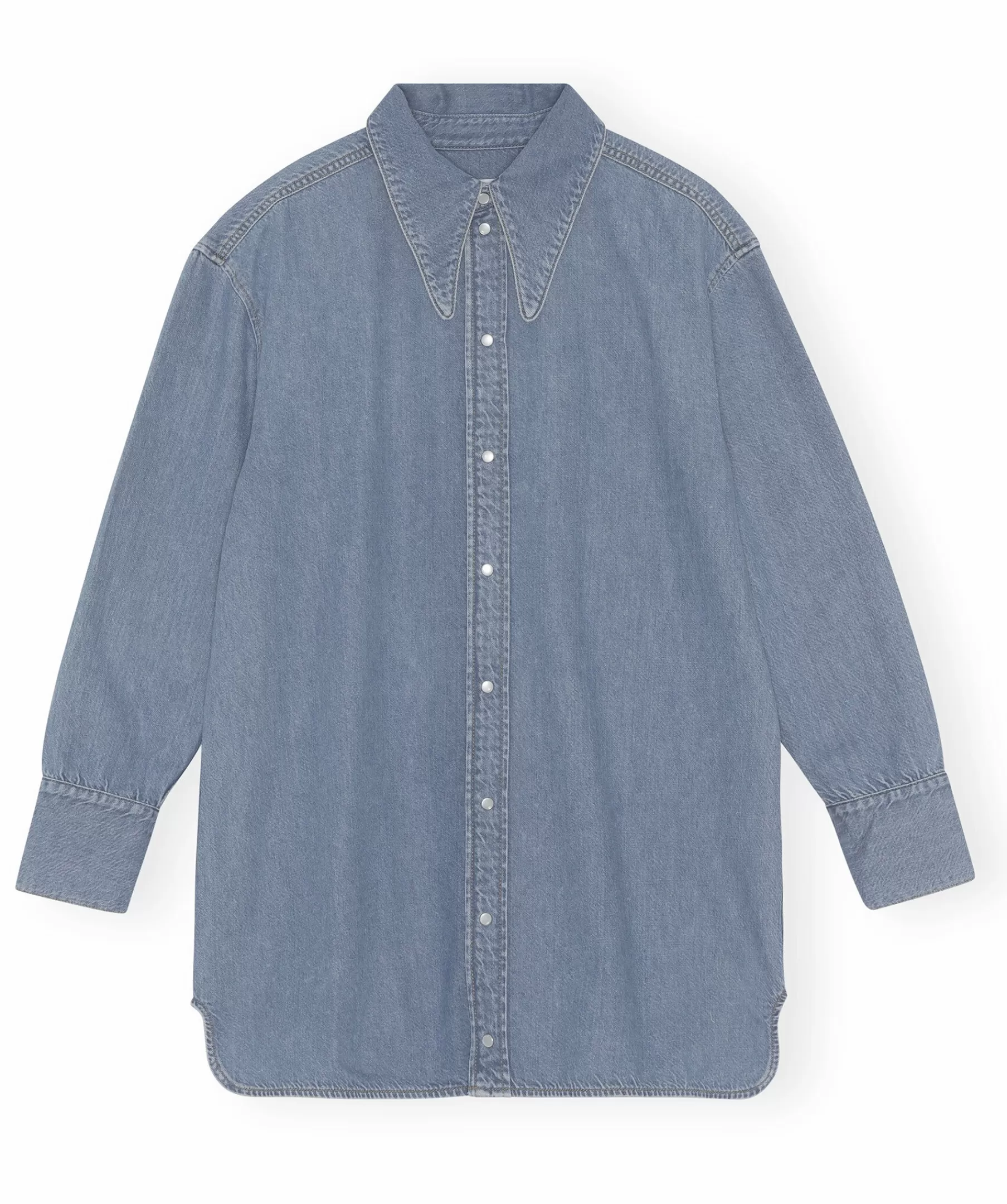 Ganni Skjortor^Light Denim Shirt