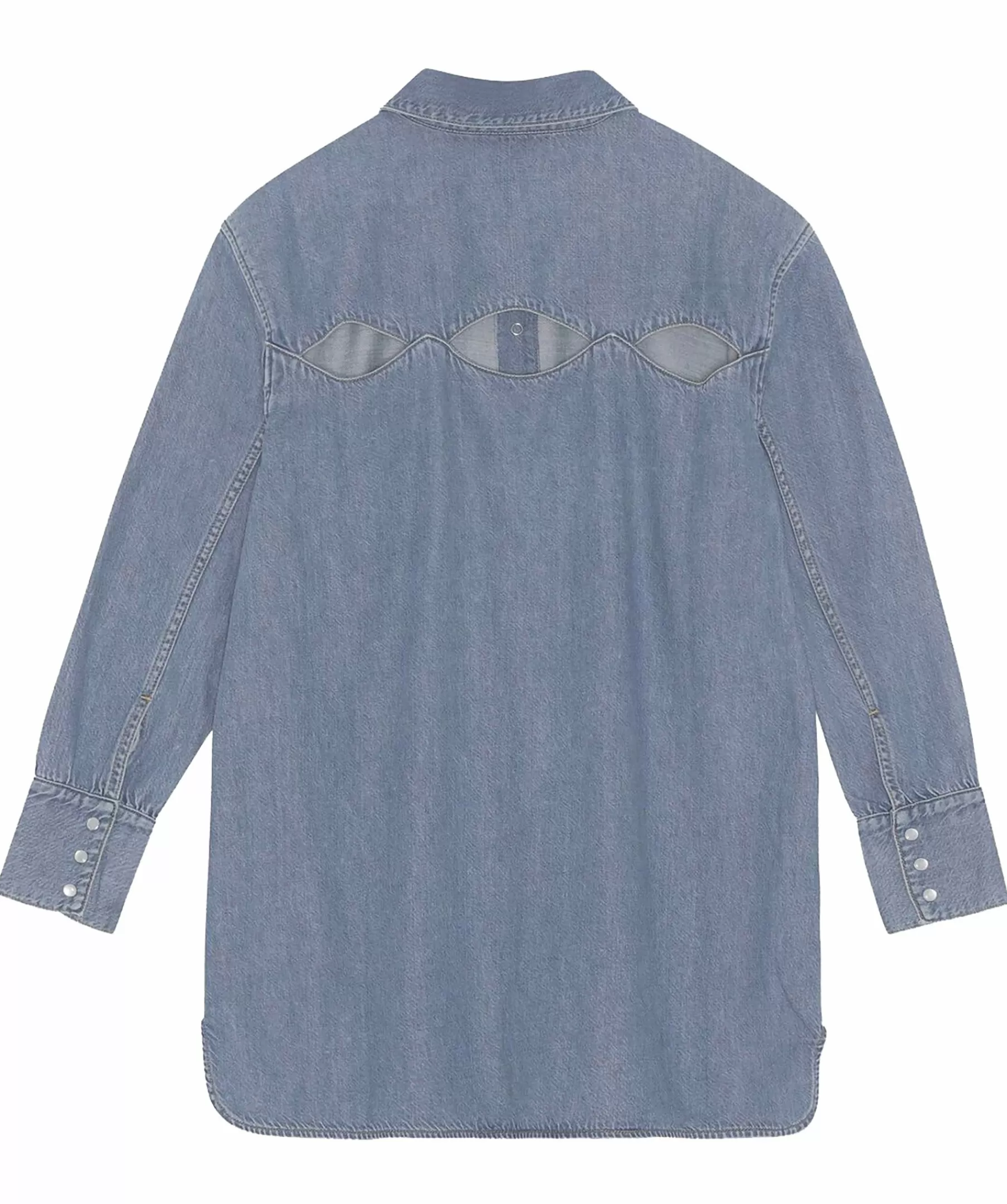 Ganni Skjortor^Light Denim Shirt