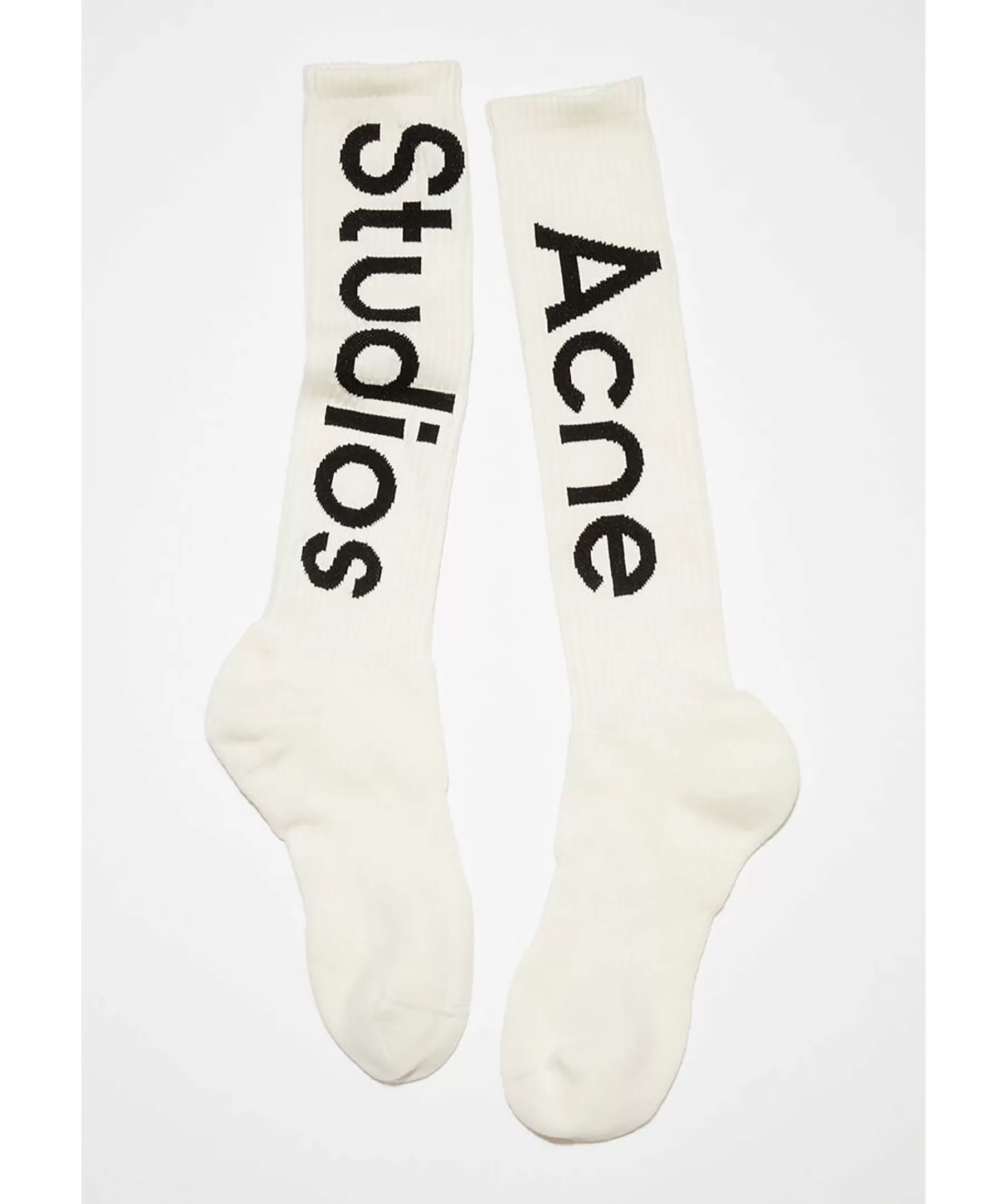 Acne Studios Underkläder^Long Logo Rib Sock