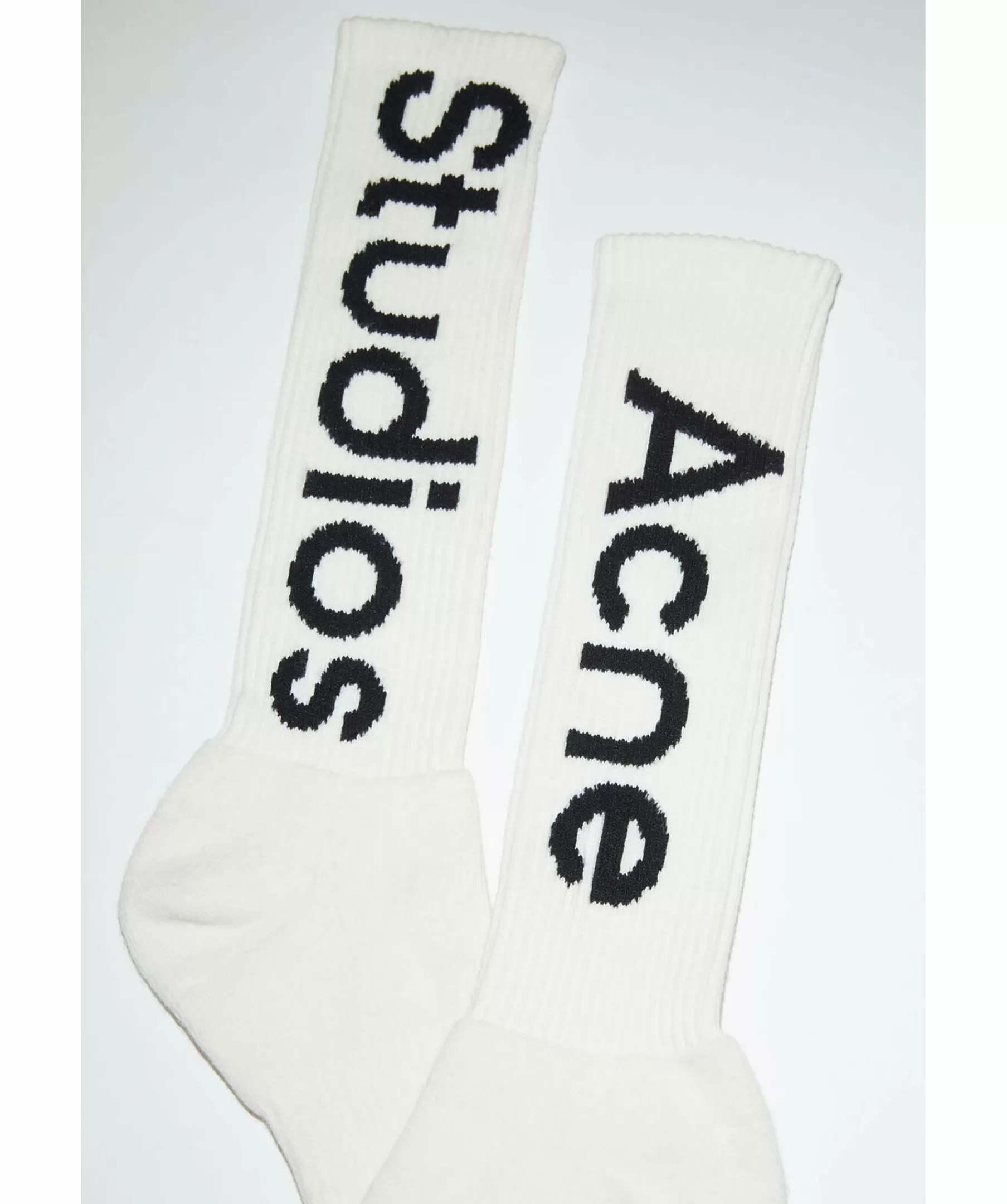 Acne Studios Underkläder^Long Logo Rib Sock