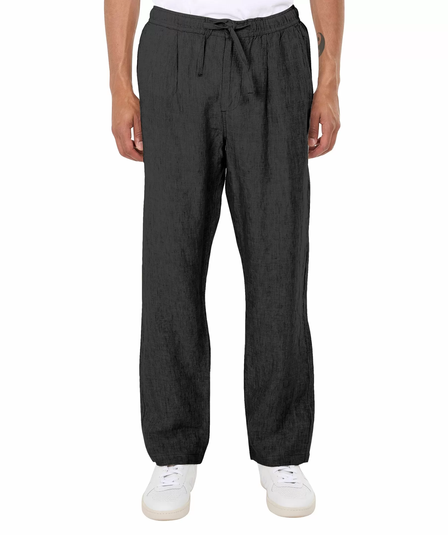 Knowledge cotton Byxor^Loose Linen Pant