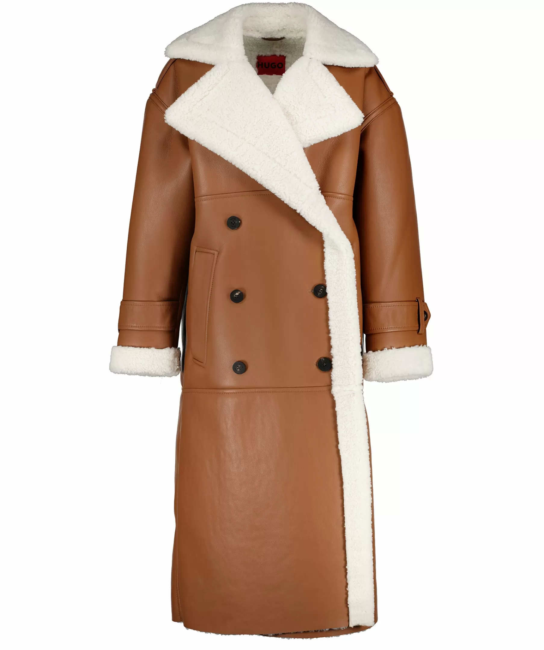 HUGO Kappor^Mafalu Faux Sherpa Coat