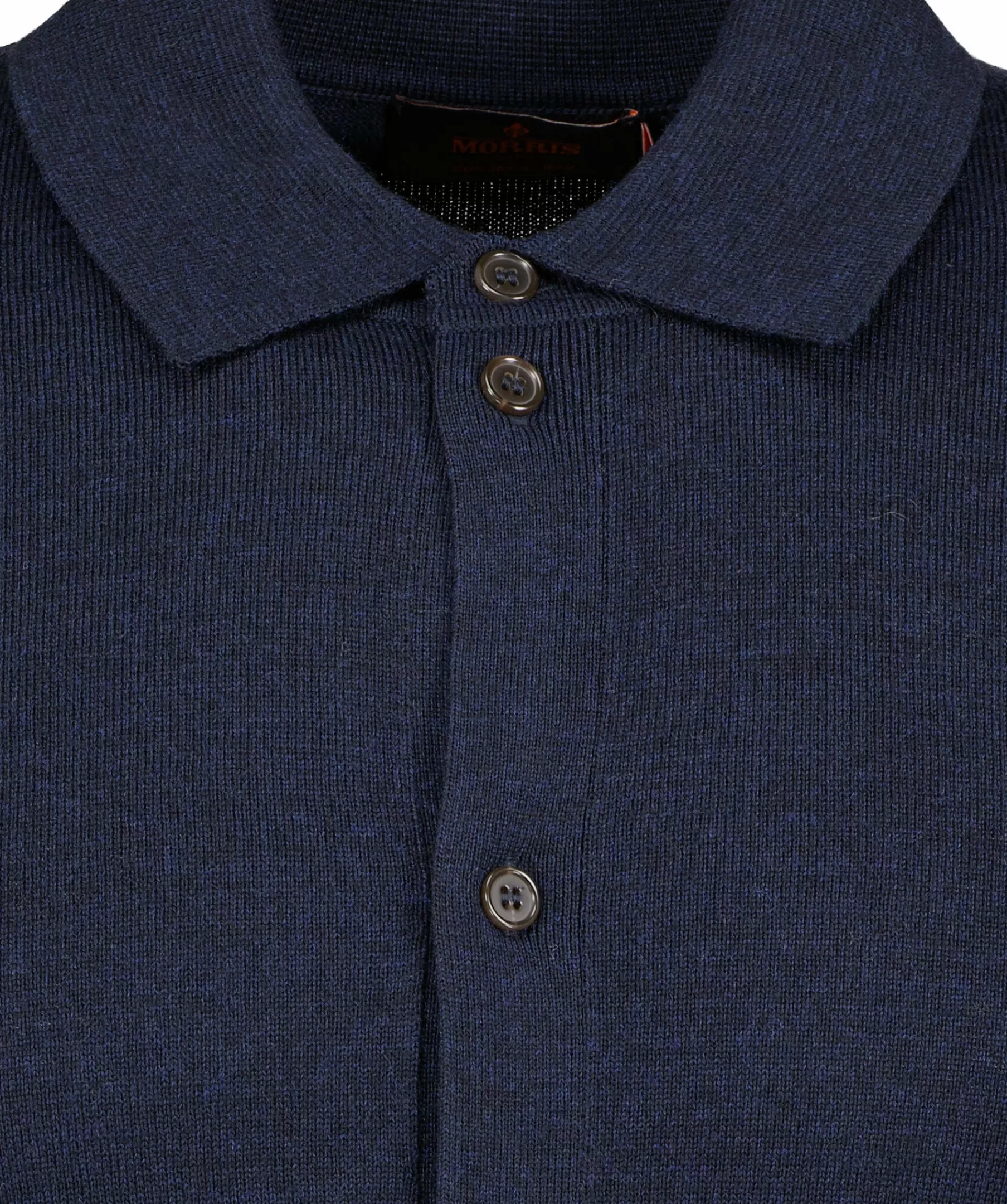 Morris Skjortor^Merino Knitted Shirt