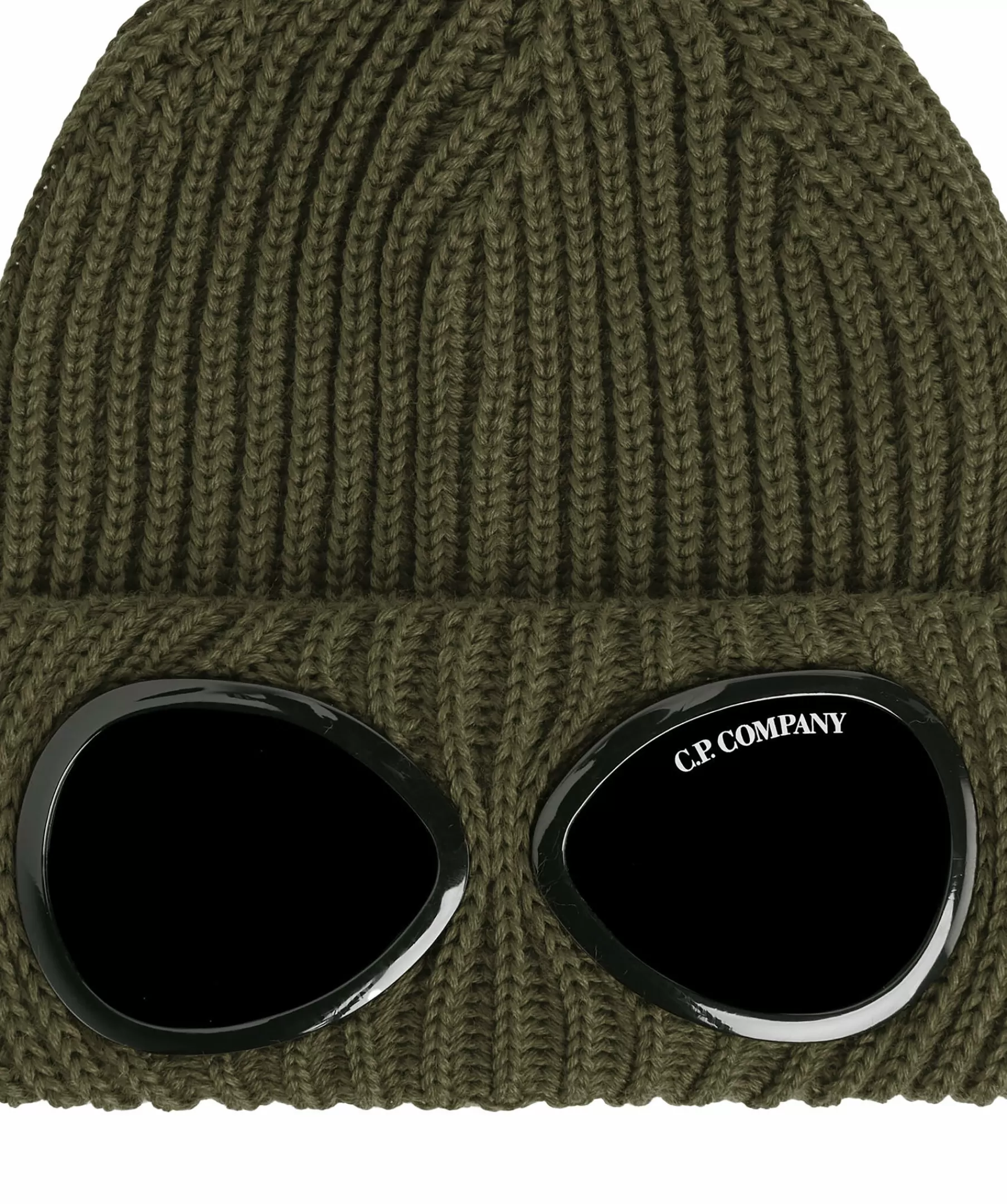 C.P Company Mossor^Merino Wool Goggle Beanie