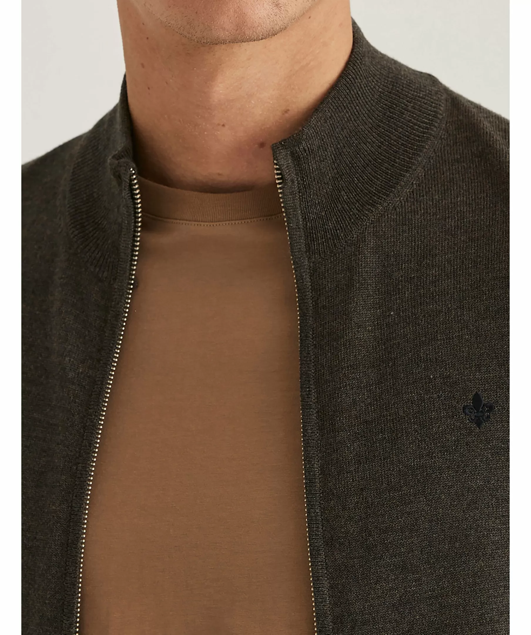 Morris Tröjor & Hoodies^Merino Zip Cardigan