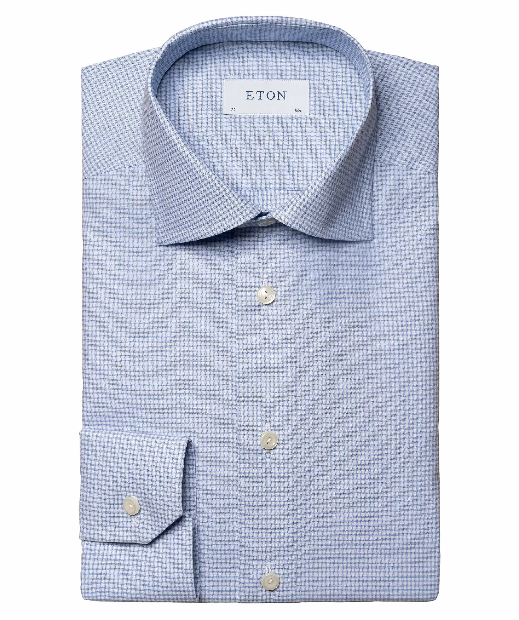 Eton Skjortor^Micro Check Twill Contemp