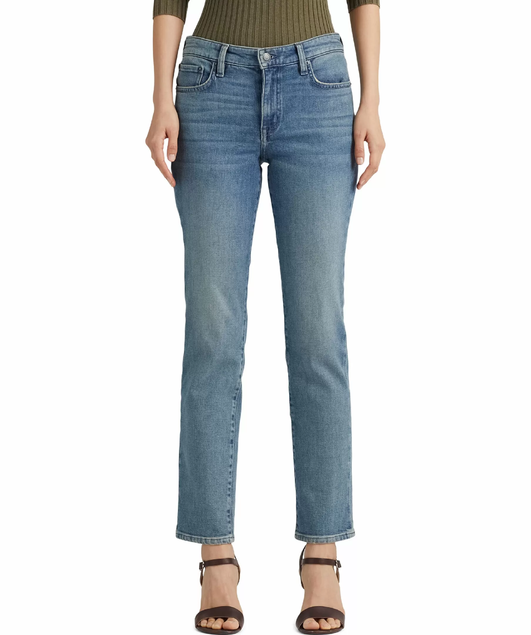 Lauren Ralph Lauren Byxor^Mid Rise Straight Jeans