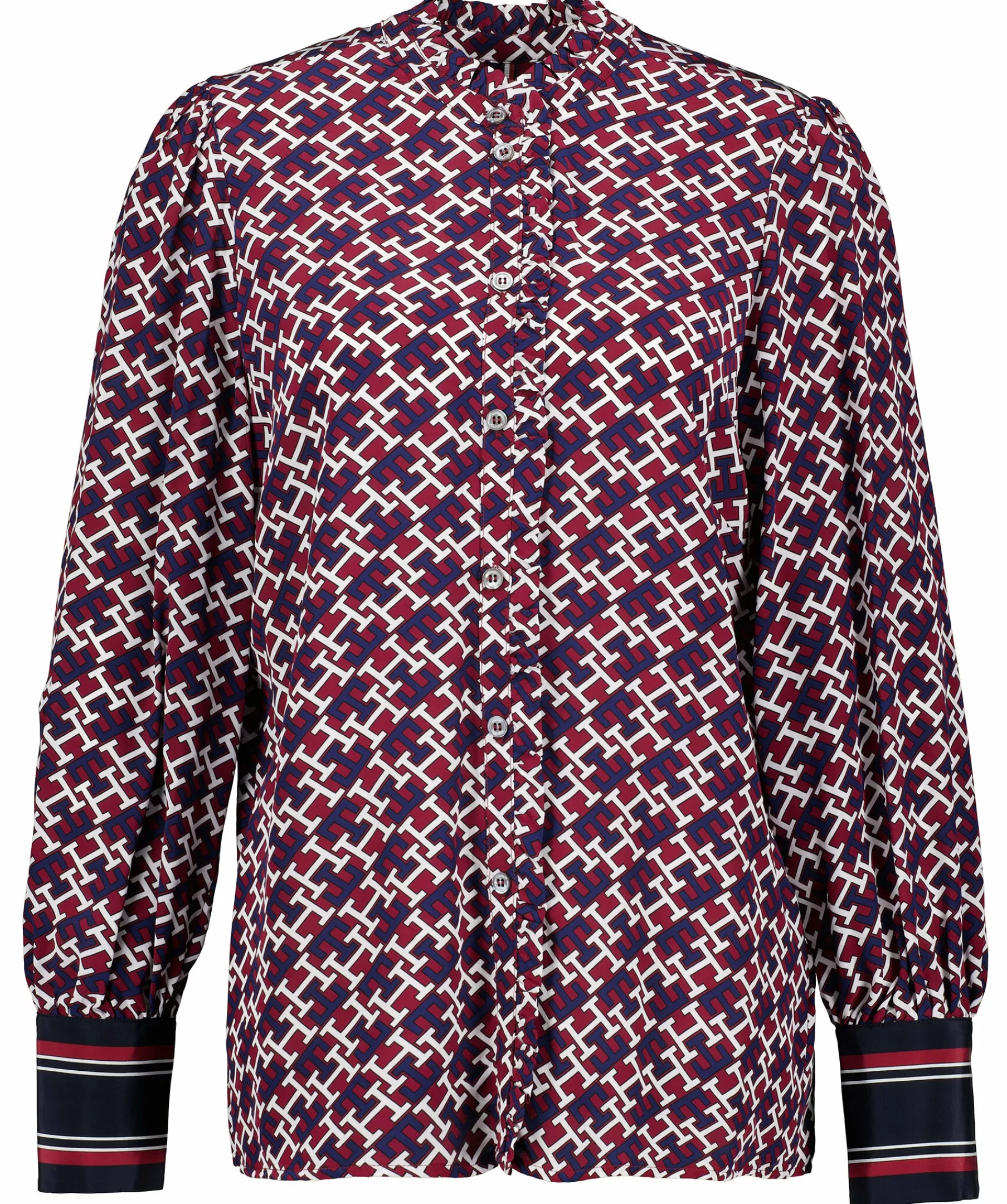 Tommy Hilfiger Blusar^Monogram Frill Blouse