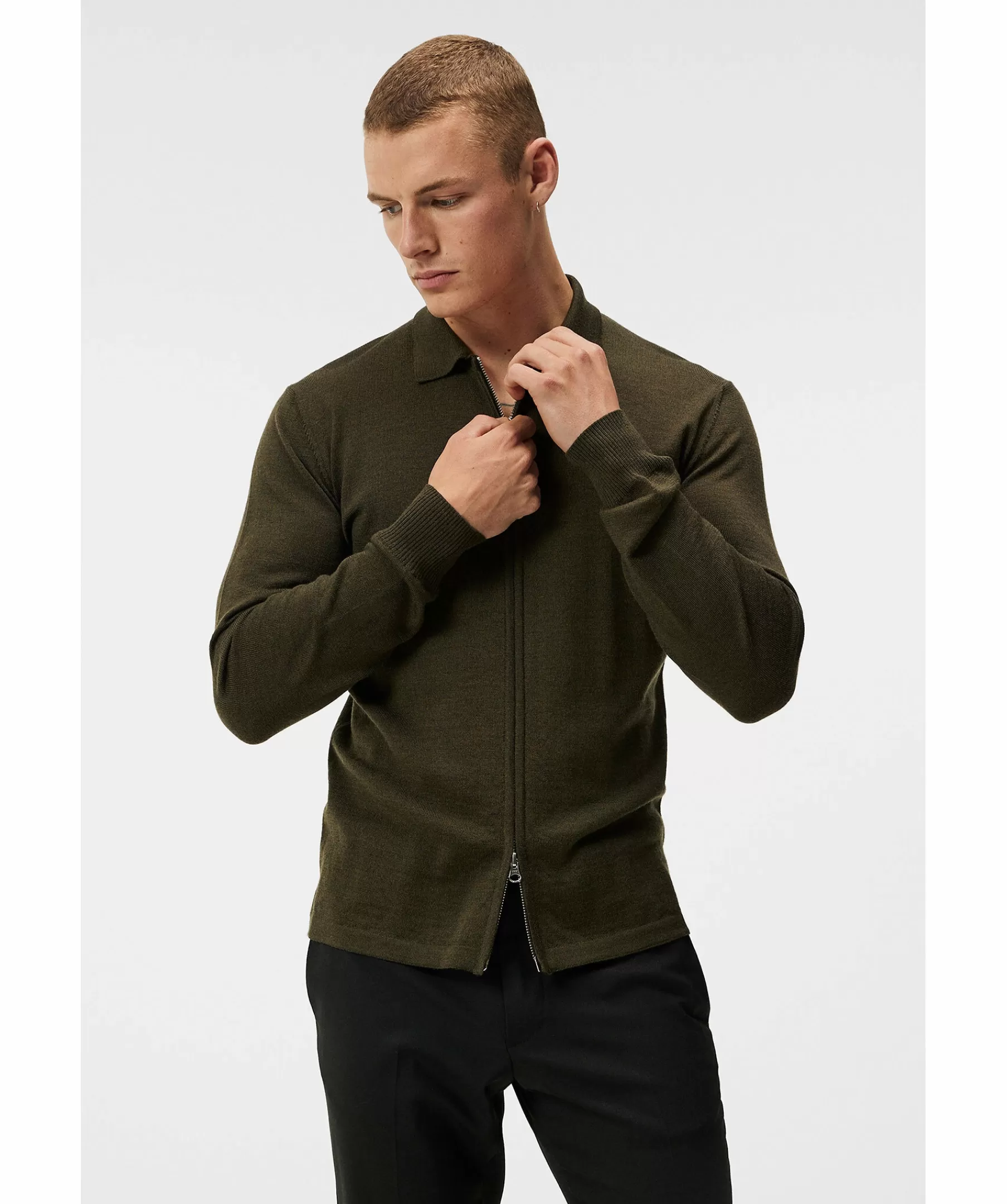 J Lindeberg Tröjor & Hoodies^Nyle Merino Zip Cardigan