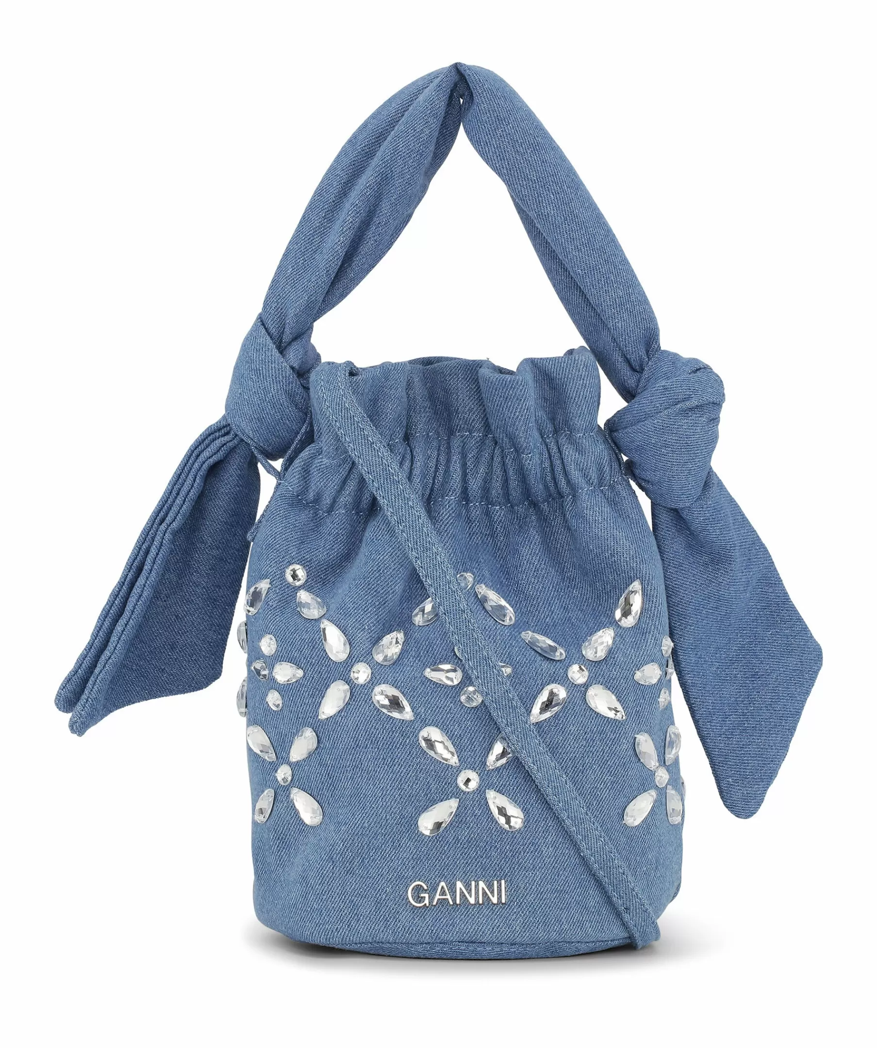 Ganni Handvaskor^Occasion Emb Denim Bag