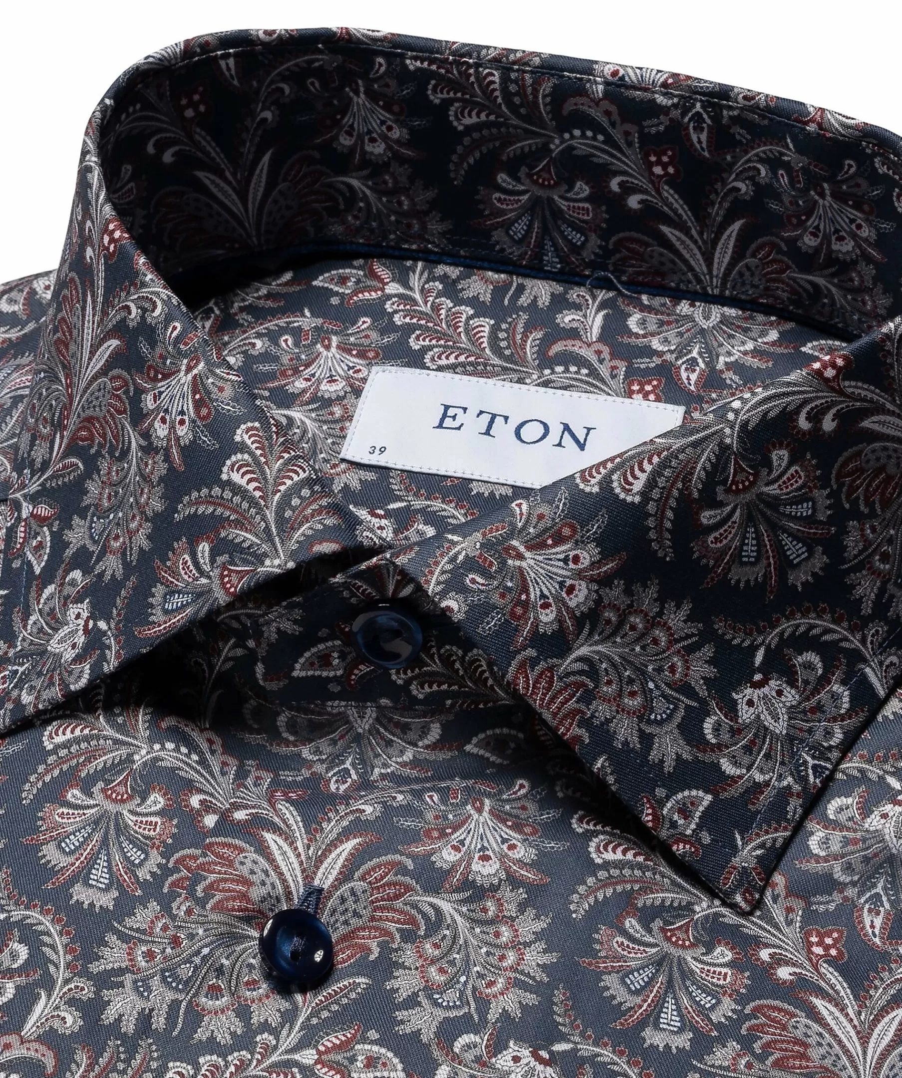 Eton Skjortor^Paisley Slim Shirt