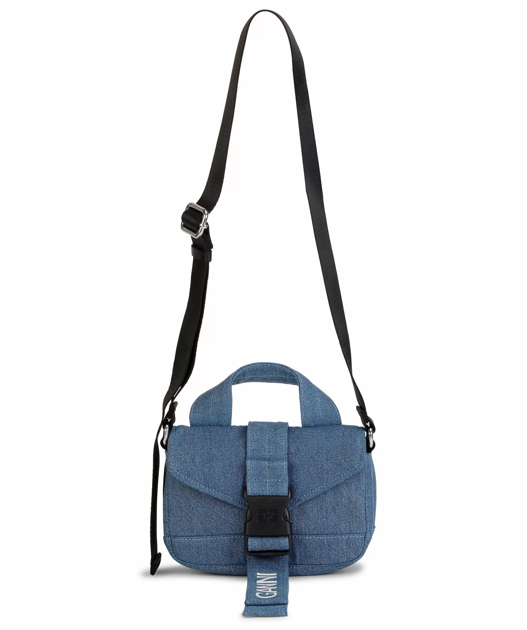 Ganni Axelremsvaska^Recycled Dnm Mini Satchel