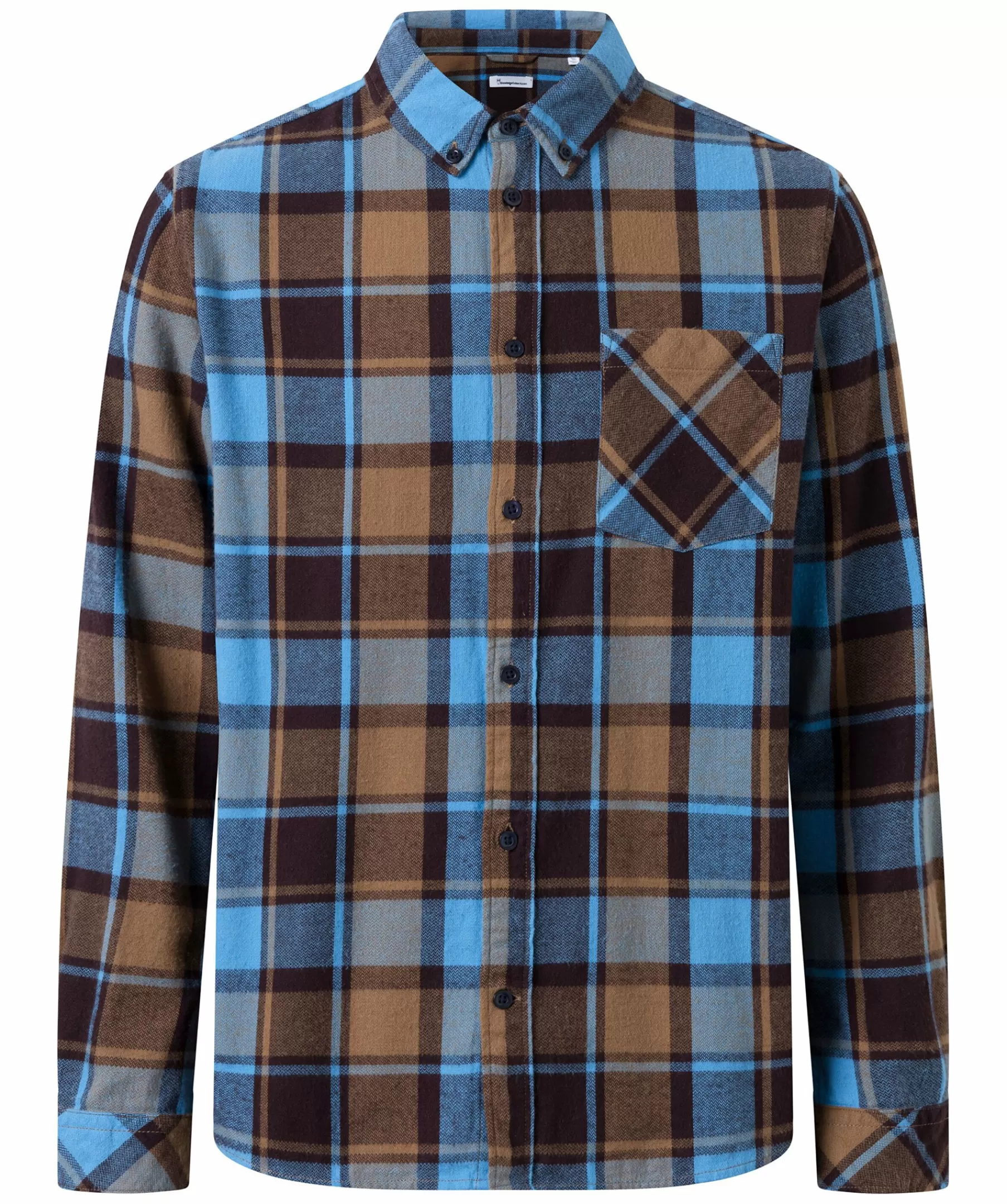 Knowledge cotton Skjortor^Reg Fit Checked Shirt