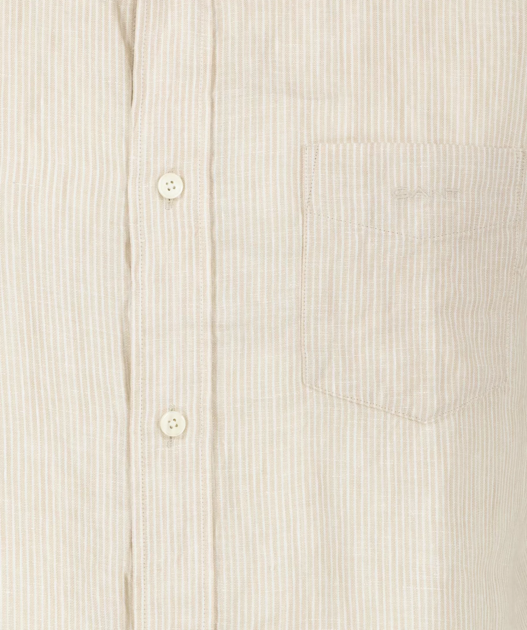 Gant Skjortor^Reg Linen Stripe Ss Shirt