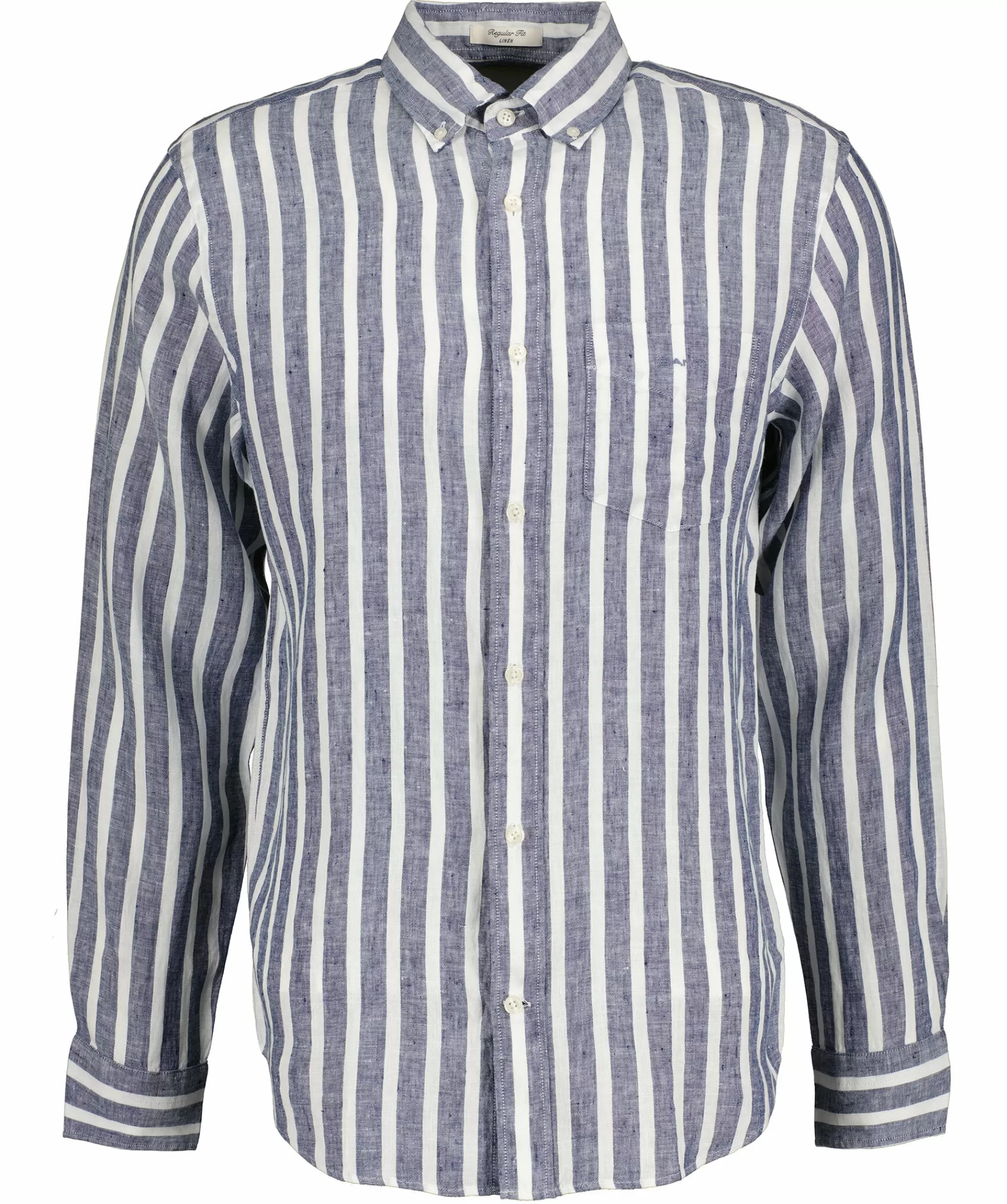 Gant Skjortor^Reg Linen Wide Stripe