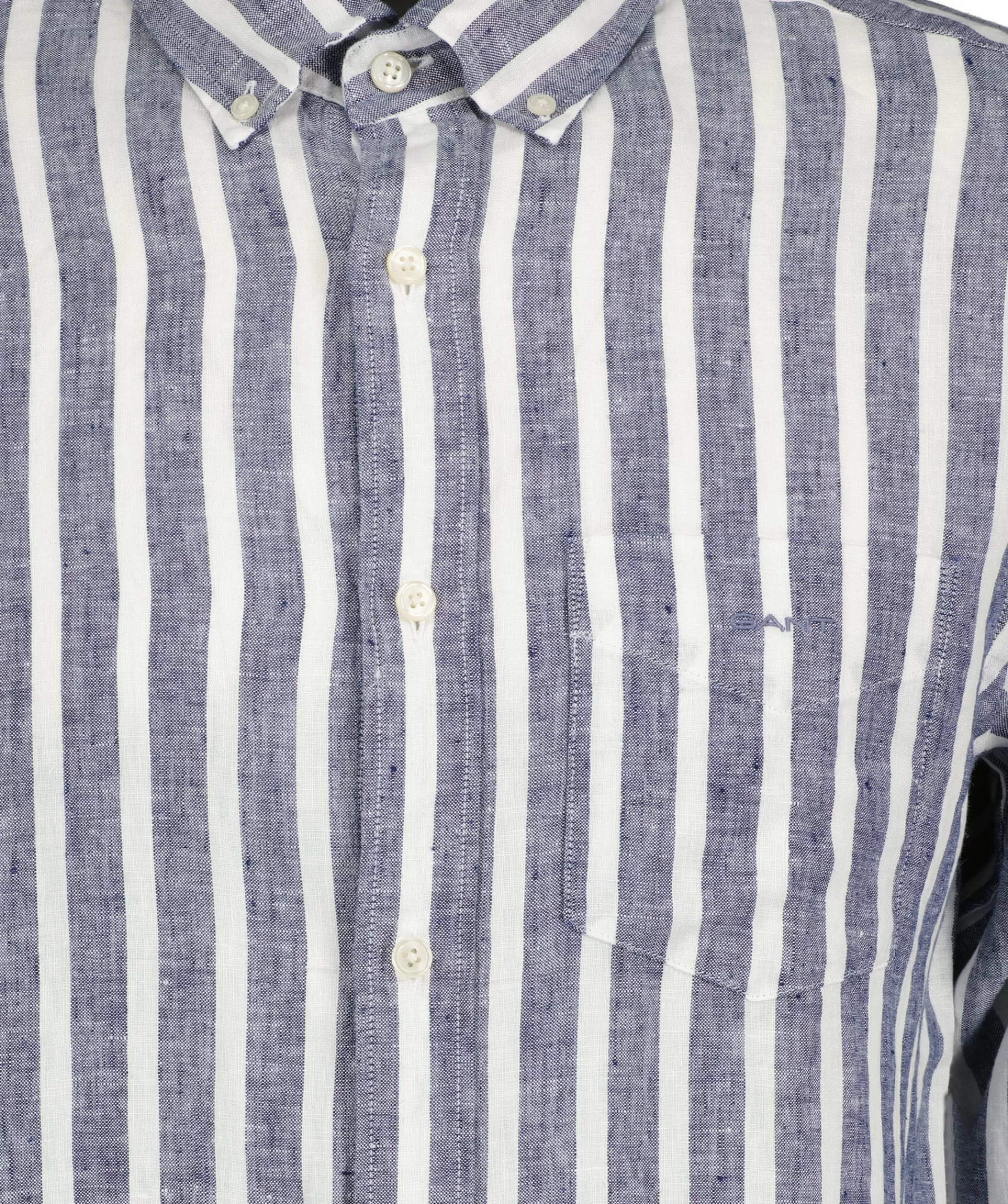 Gant Skjortor^Reg Linen Wide Stripe