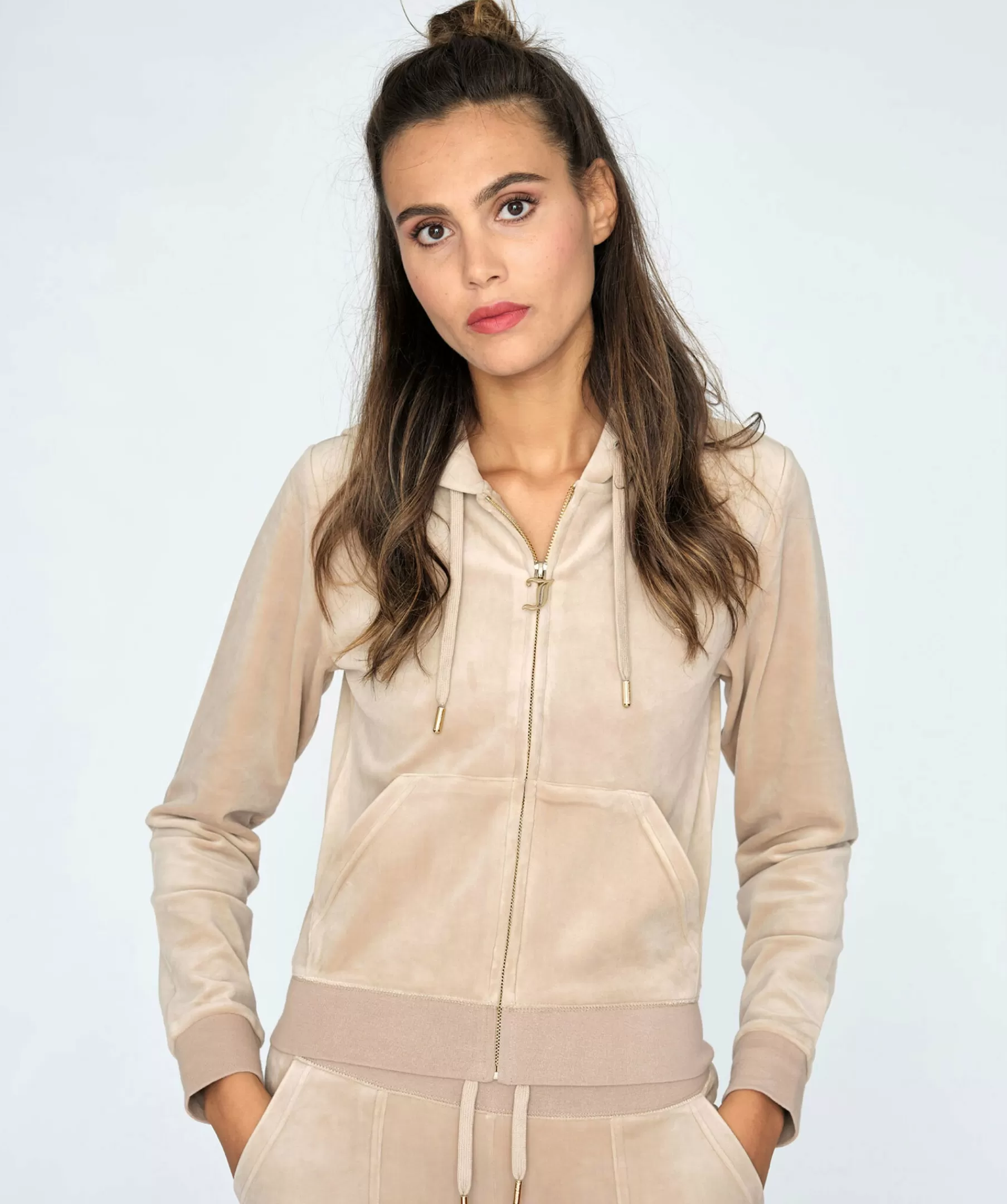 Juicy Couture Byxor^Robertson Gold Hoodie