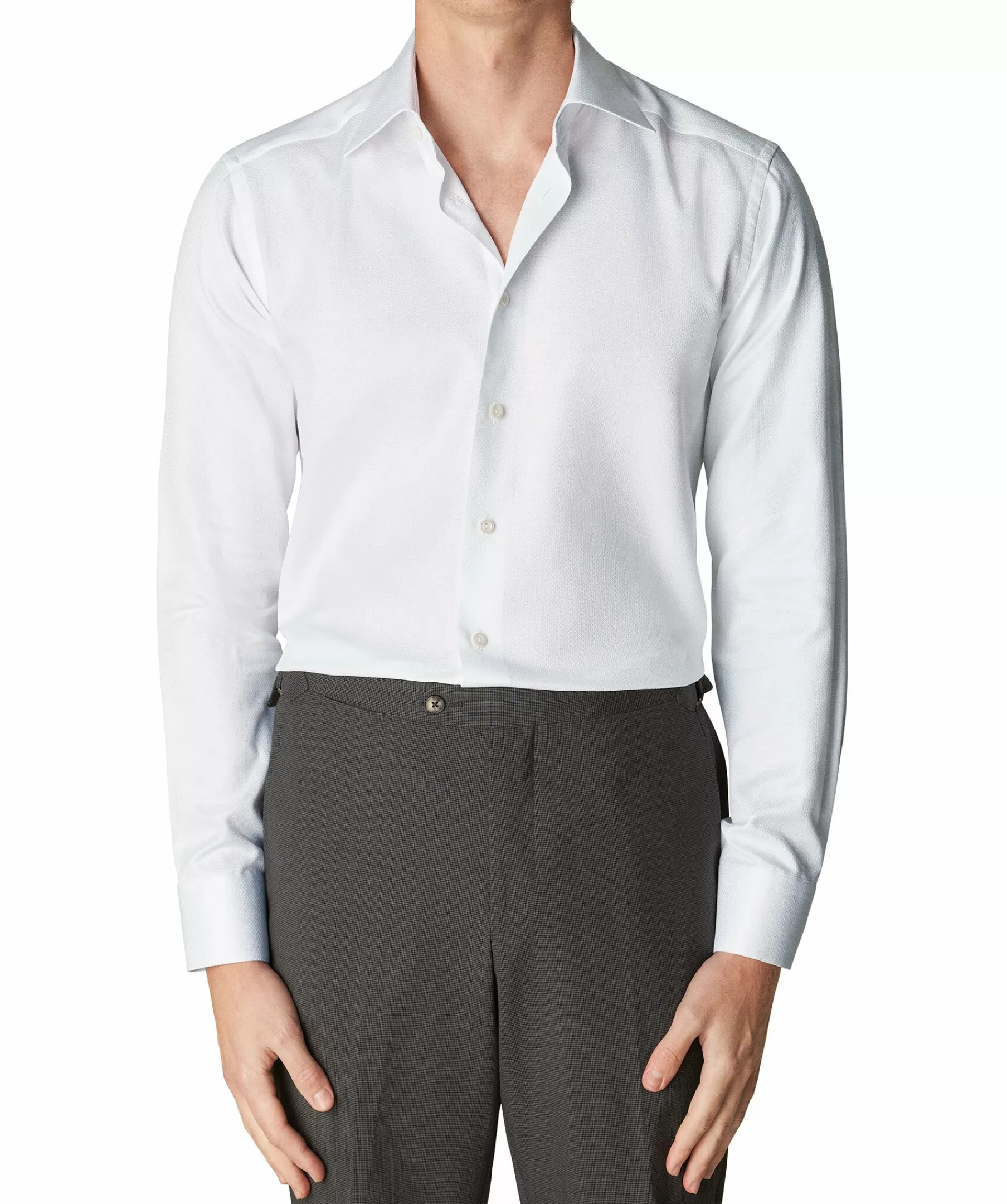 Eton Skjortor^Royal Dobby Shirt Slim