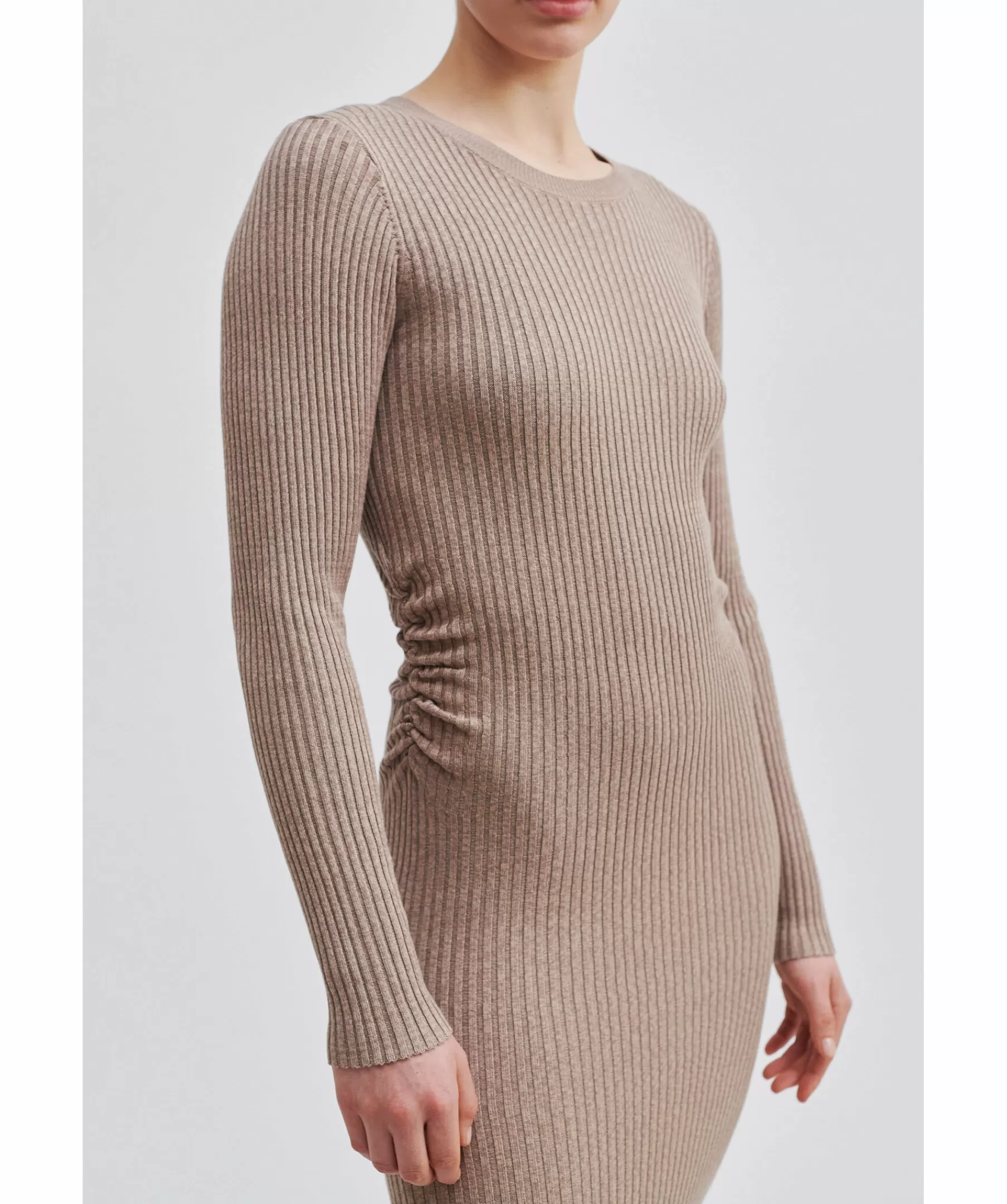 Second Female Klänningar^Sanka Rib Knit Dress