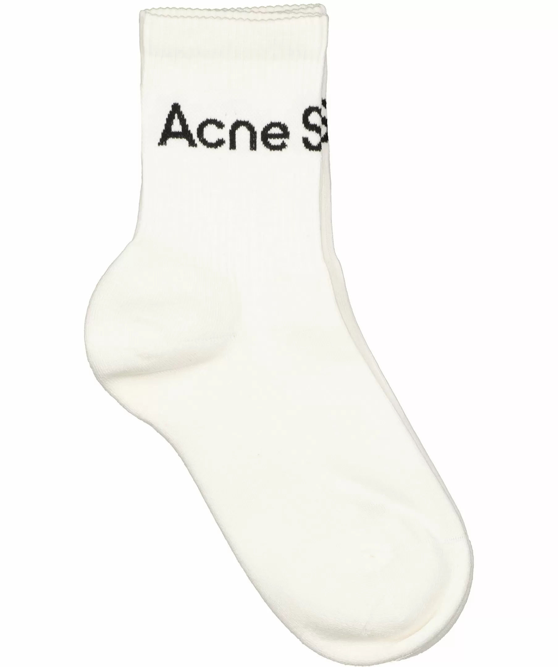 Acne Studios Underkläder^Short Rib Logo Sock