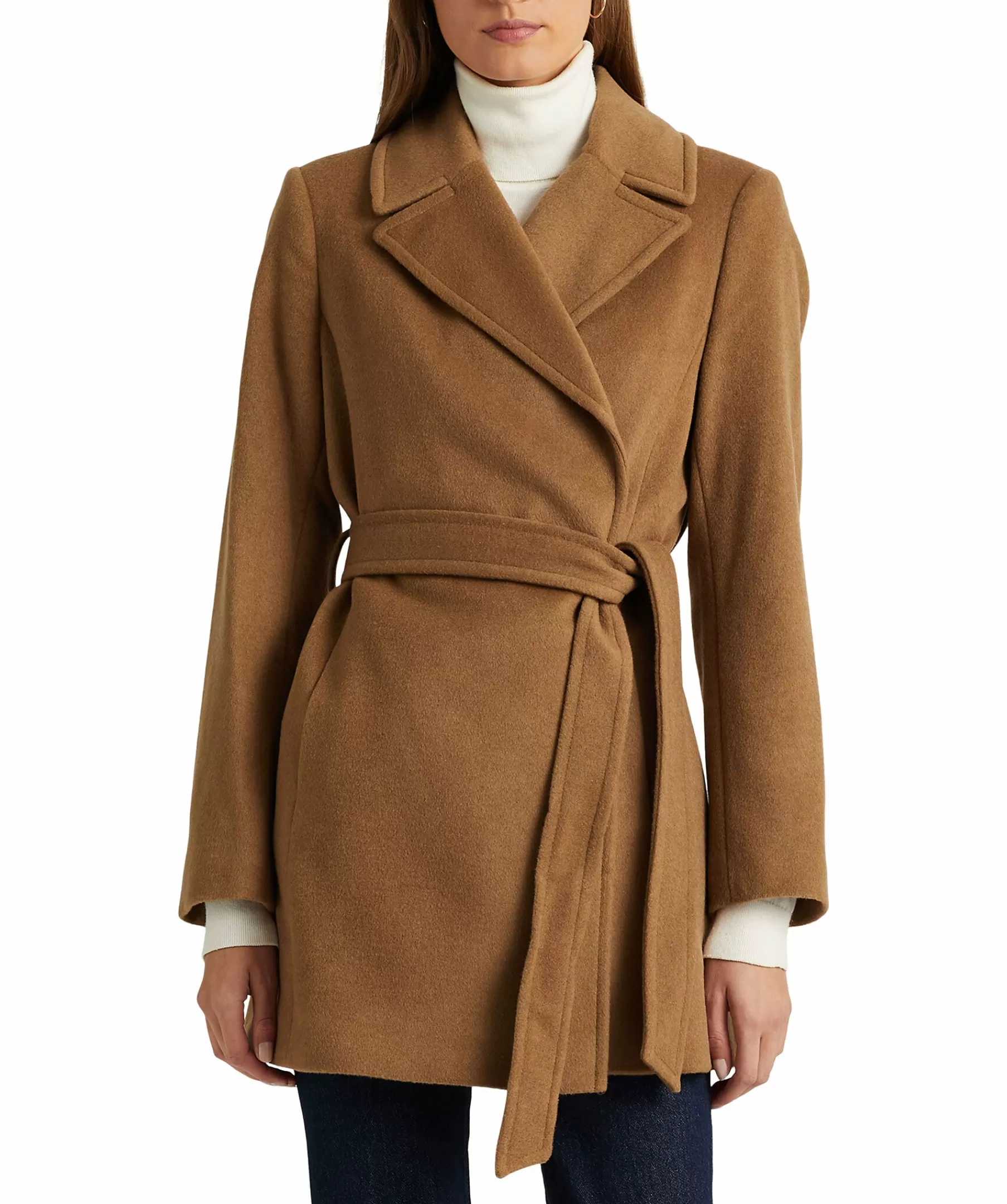 Lauren Ralph Lauren Kappor^Shot Wrap Wool Coat