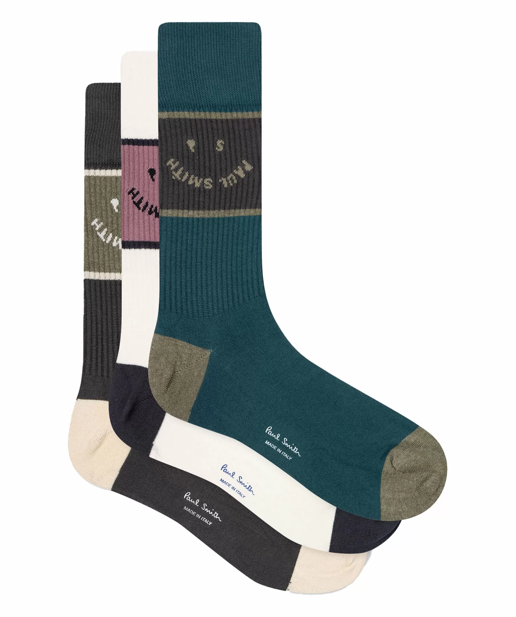 PS Paul Smith Underkläder^Sock 3-Pack Happy